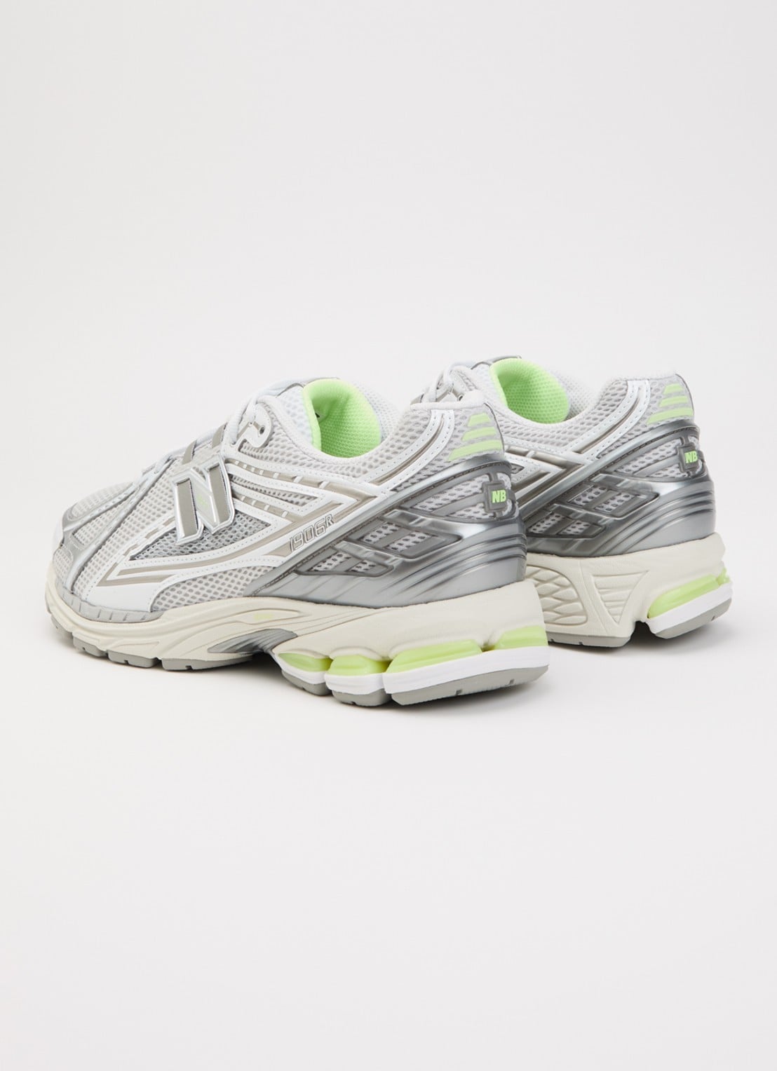 New Balance 1906 sneaker met mesh details - achterkant 4 grijs