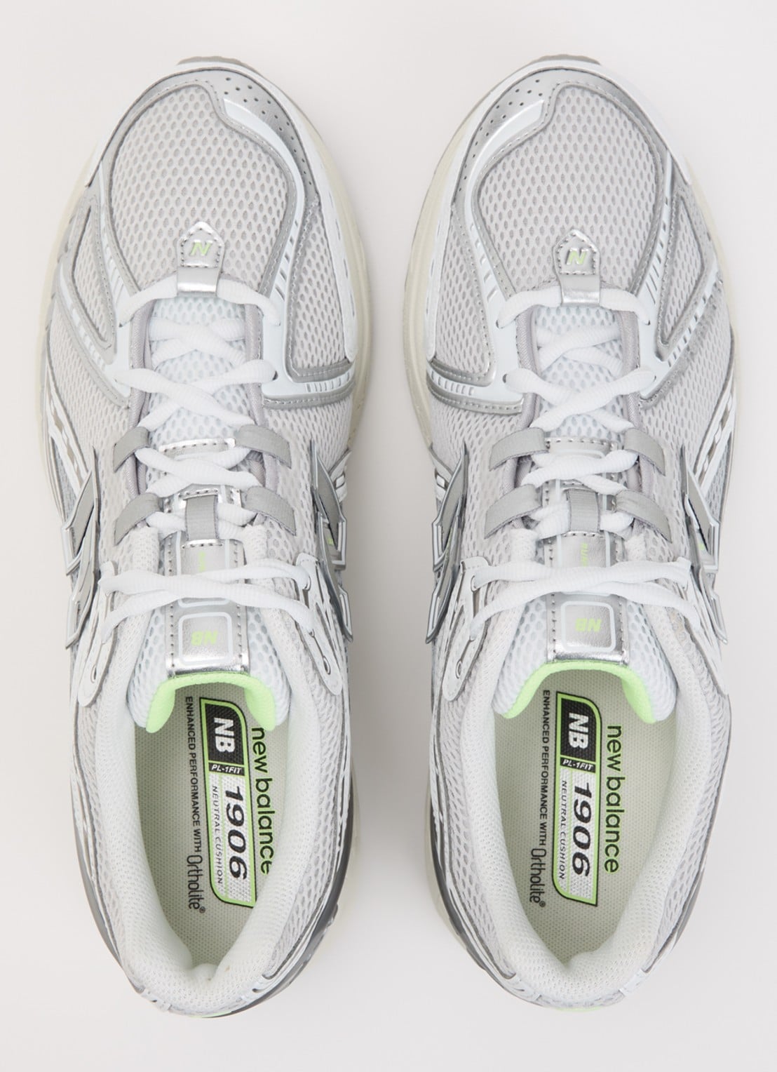 New Balance 1906 sneaker met mesh details - detail 2 grijs