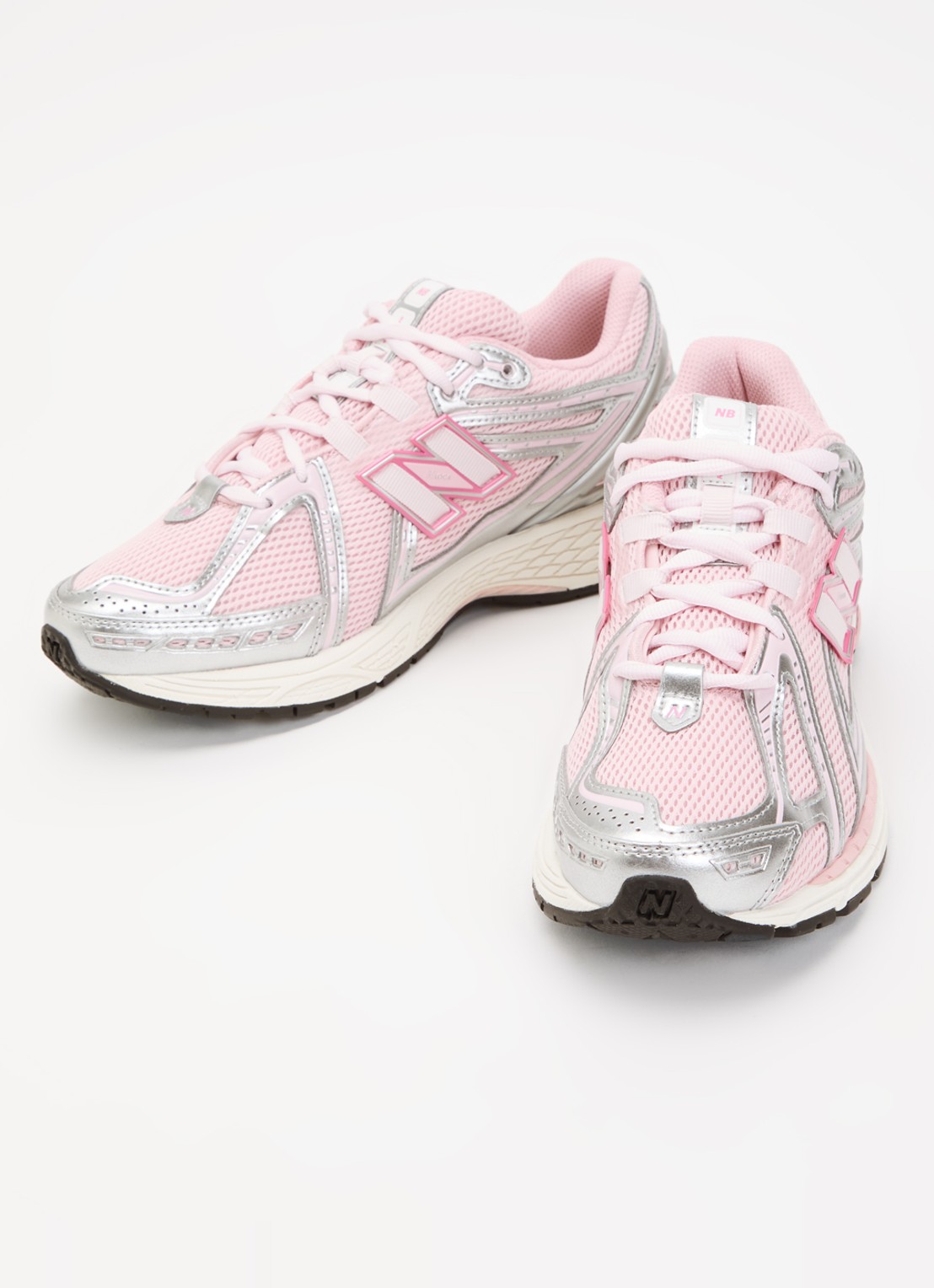 New Balance 1906 sneaker met mesh details - detail 2 lichtroze