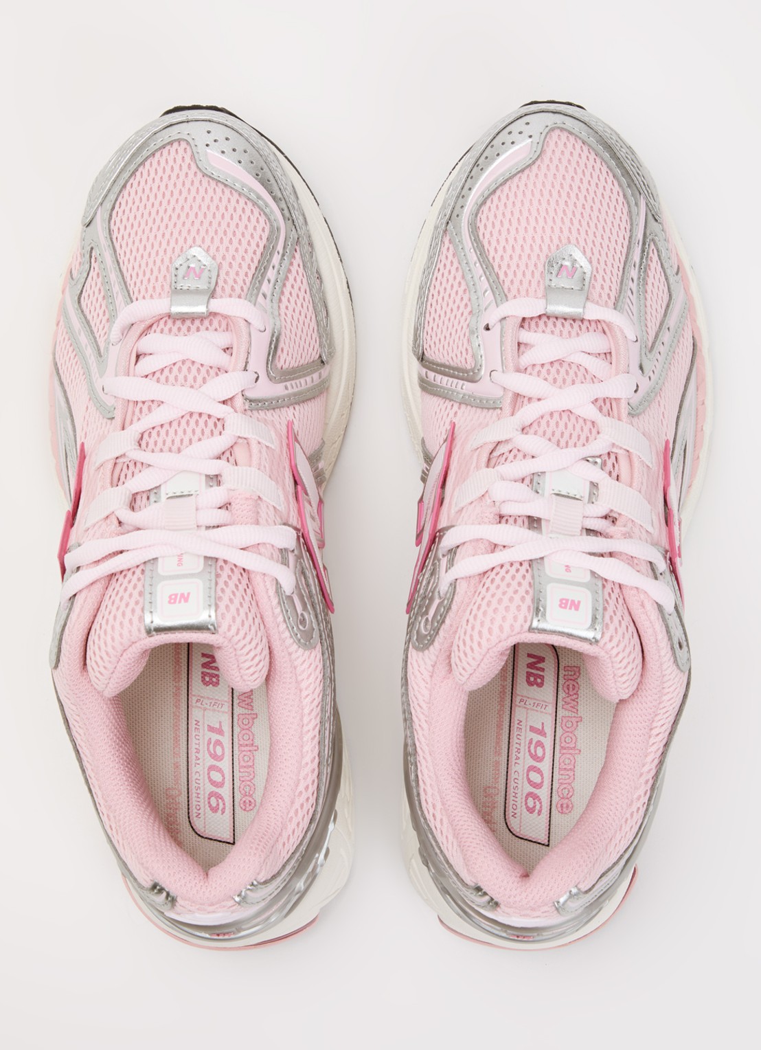New Balance 1906 sneaker met mesh details - detail 3 lichtroze