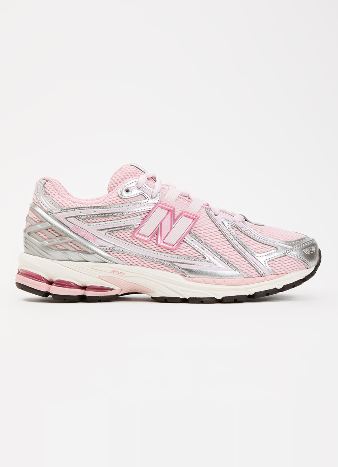 New Balance 1906 sneaker met mesh details - voorkant lichtroze