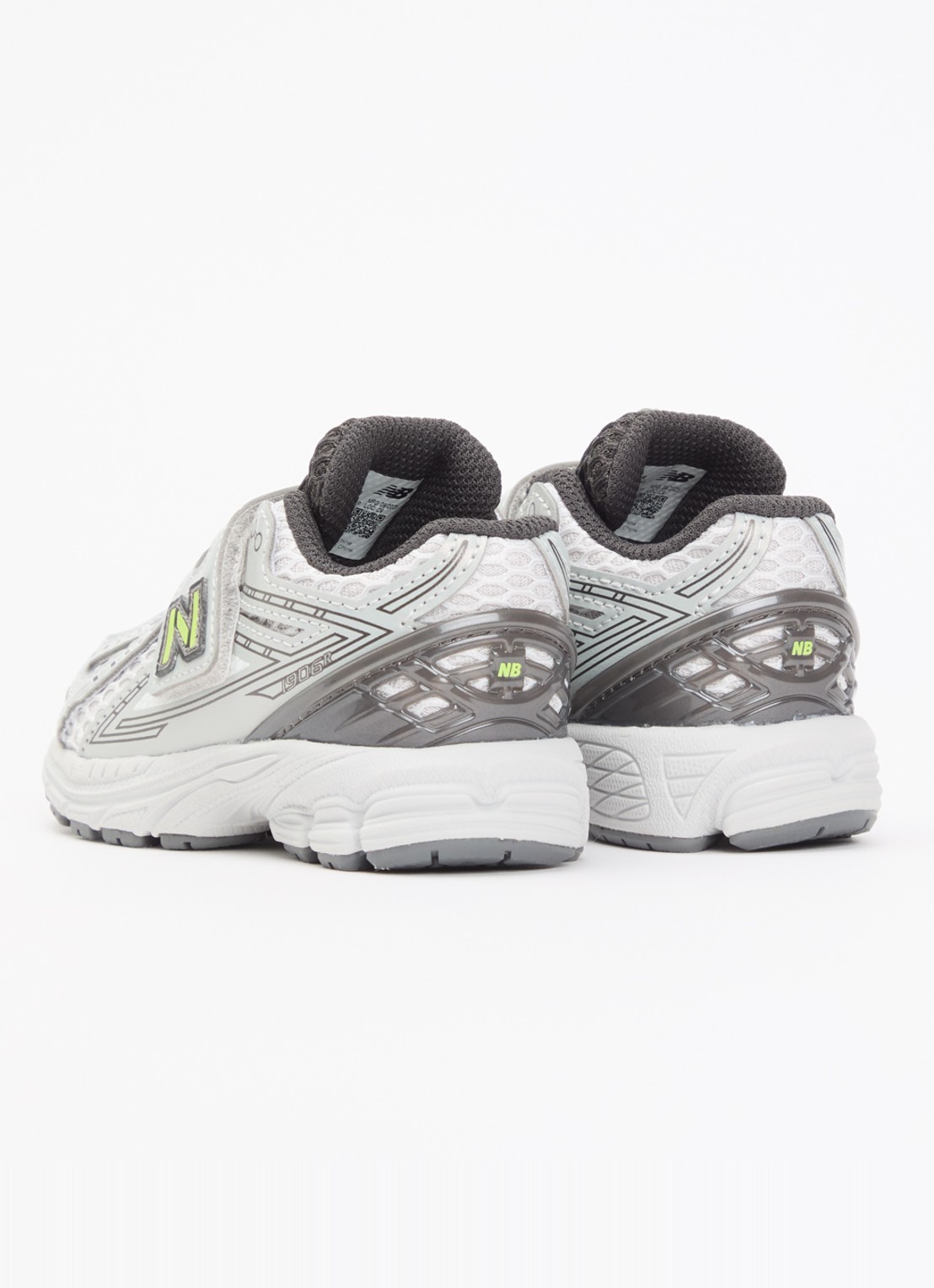 New Balance 1906 sneaker met mesh details - achterkant 3 grijs