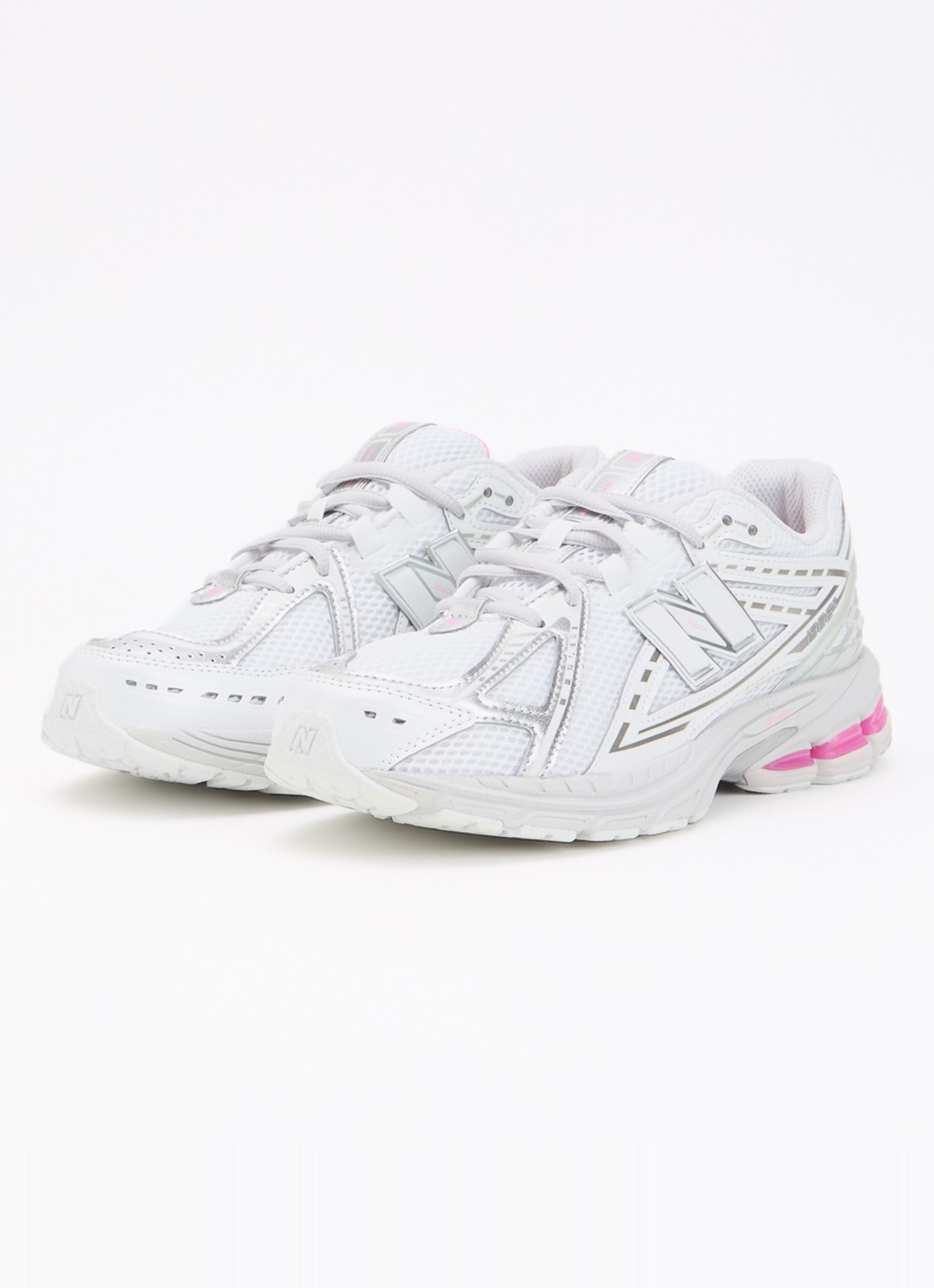 New Balance 1906 sneaker met mesh details - voorkant 4 wit