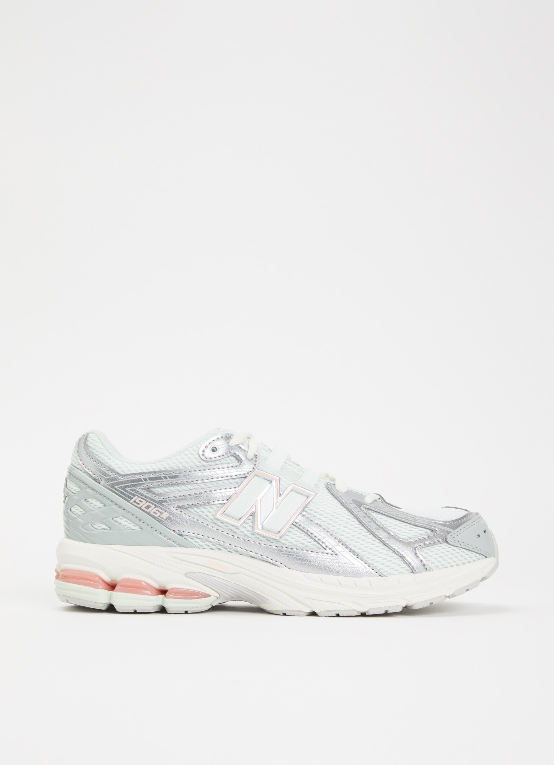 New Balance 1906 sneaker met mesh details - voorkant lindegroen