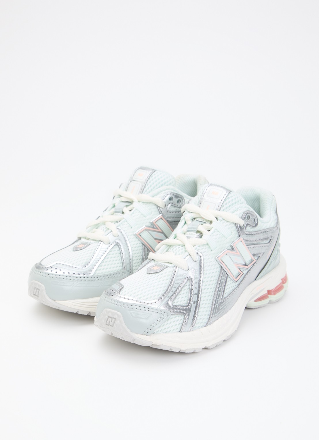 New Balance 1906 sneaker met mesh details - voorkant 3 lindegroen