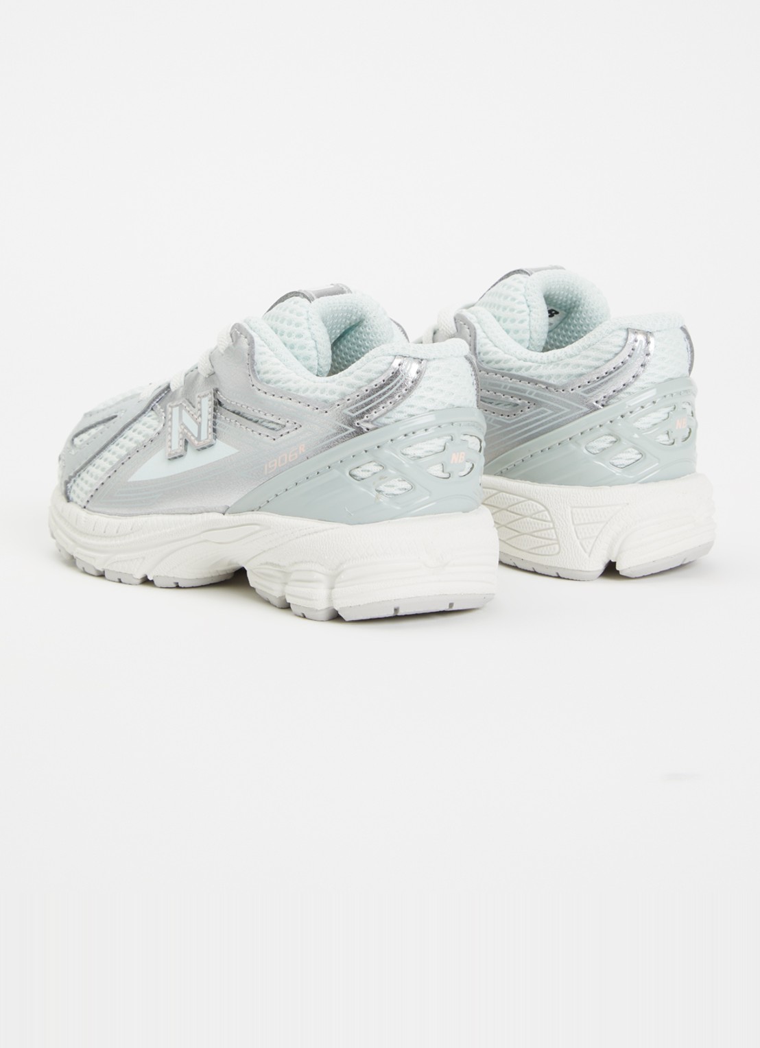 New Balance 1906 sneaker van mesh met details van metallic - achterkant 2 mint