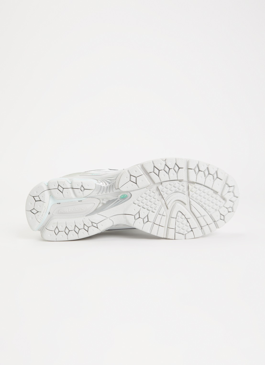 New Balance 1906 sneaker van mesh met metallic details - detail 4 gebroken wit