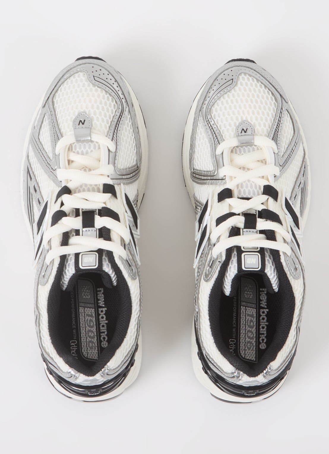 New Balance 1906R sneaker met mesh details - detail 2 gebroken wit