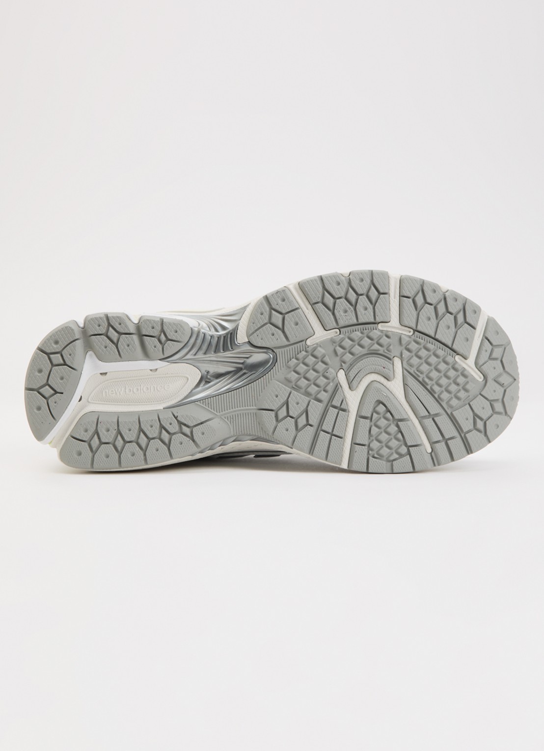 New Balance 1906R sneaker van mesh met metallic details - detail 3 lichtgrijs