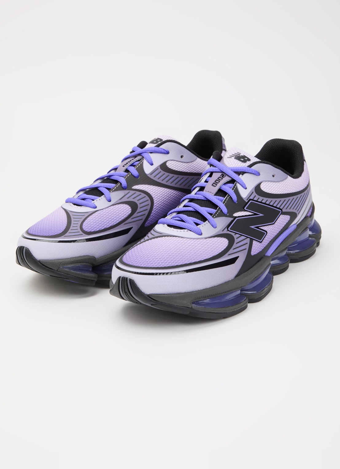 New Balance 2000 sneaker met mesh details - detail 3 paars