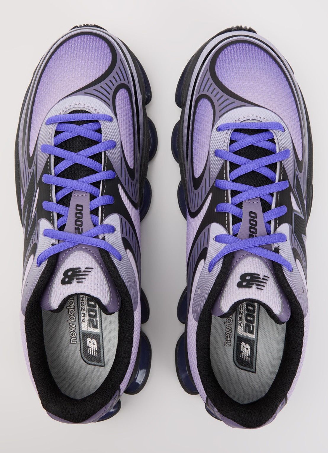 New Balance 2000 sneaker met mesh details - detail 4 paars