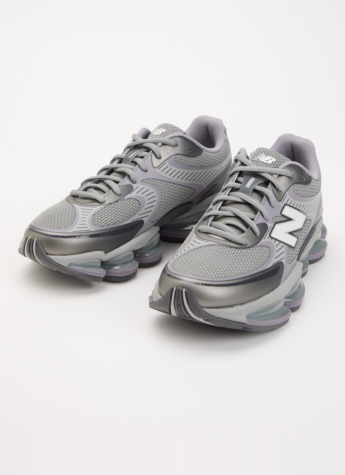 New Balance 2000 sneaker met mesh details - detail 3 grijs
