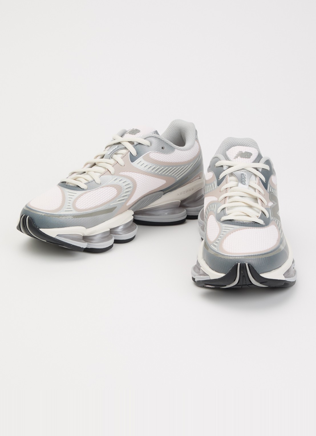 New Balance 2000 sneaker van mesh met logo - detail lichtgrijs