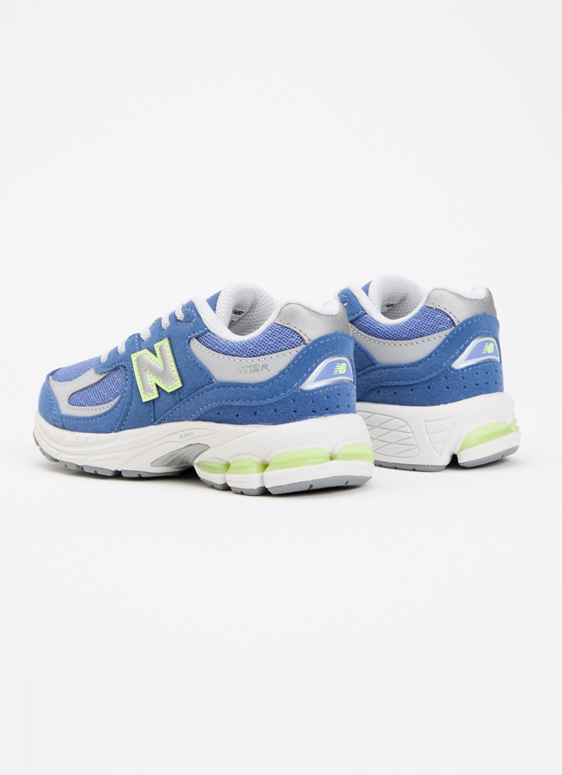 New Balance 2002R sneaker met mesh details - achterkant 2 blauw