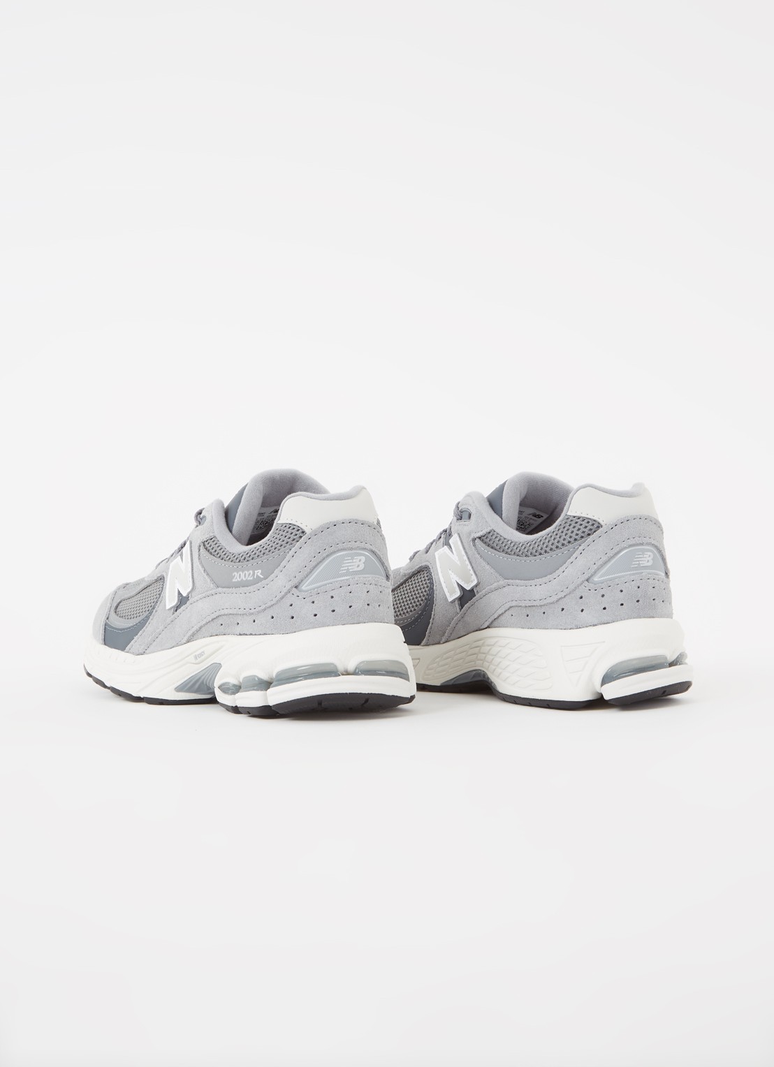 New Balance 2002R sneaker met suède en leren details - detail 3 grijs