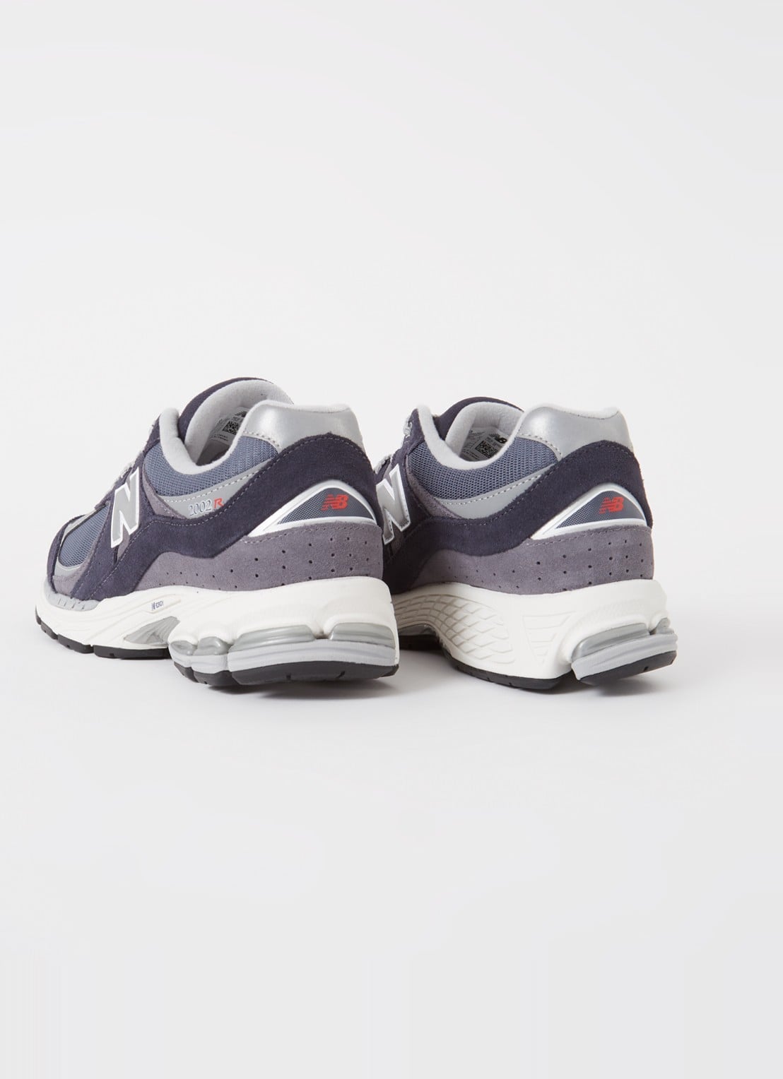 New Balance 2002R sneaker van suède met mesh details  - detail 3 blauw