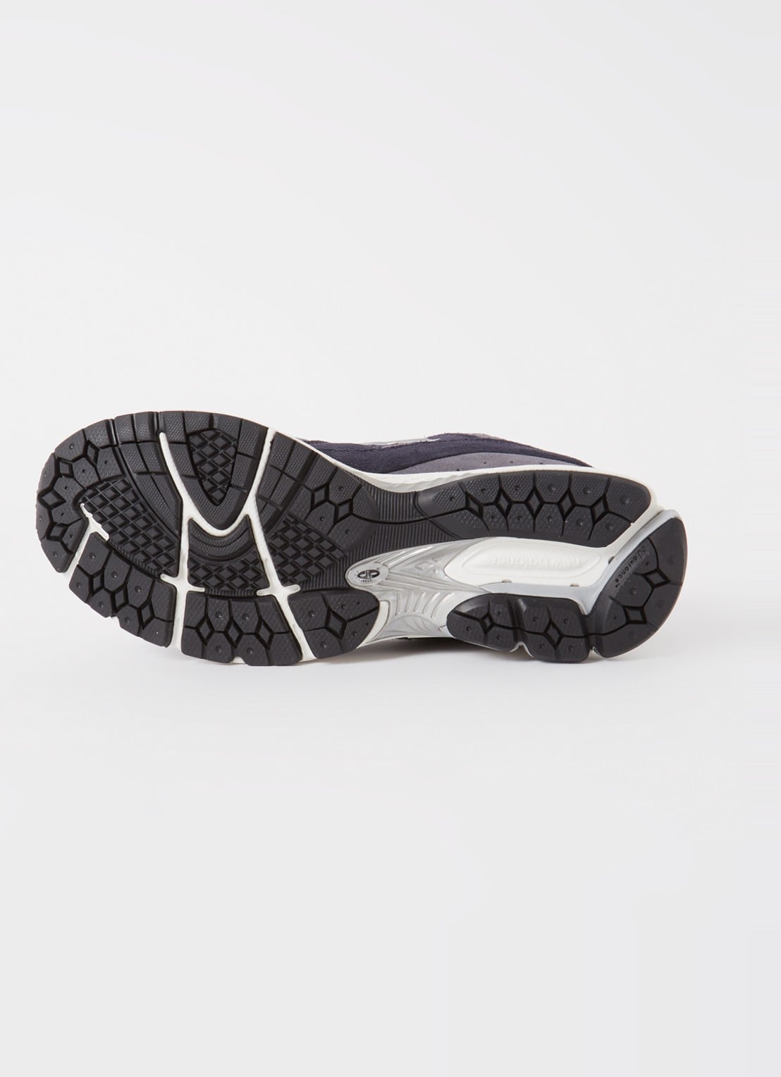 New Balance 2002R sneaker van suède met mesh details  - detail 5 blauw
