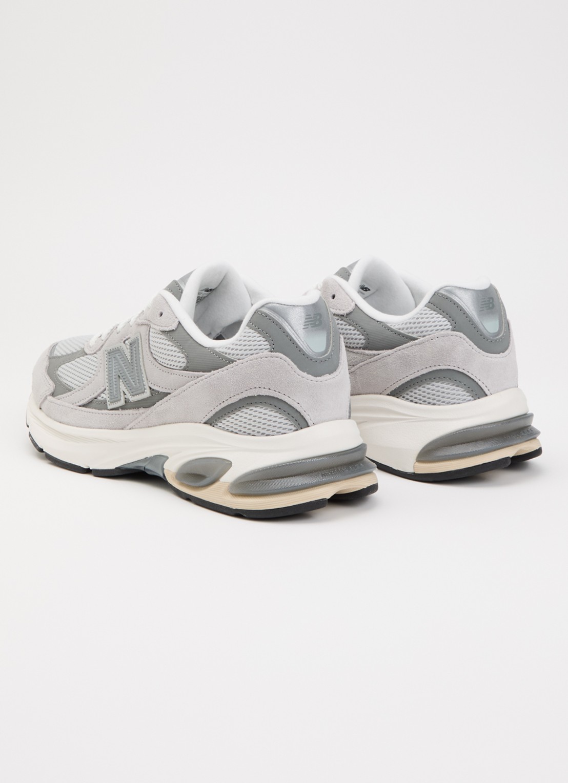 New Balance 2010 sneaker met logo - achterkant 4 grijs