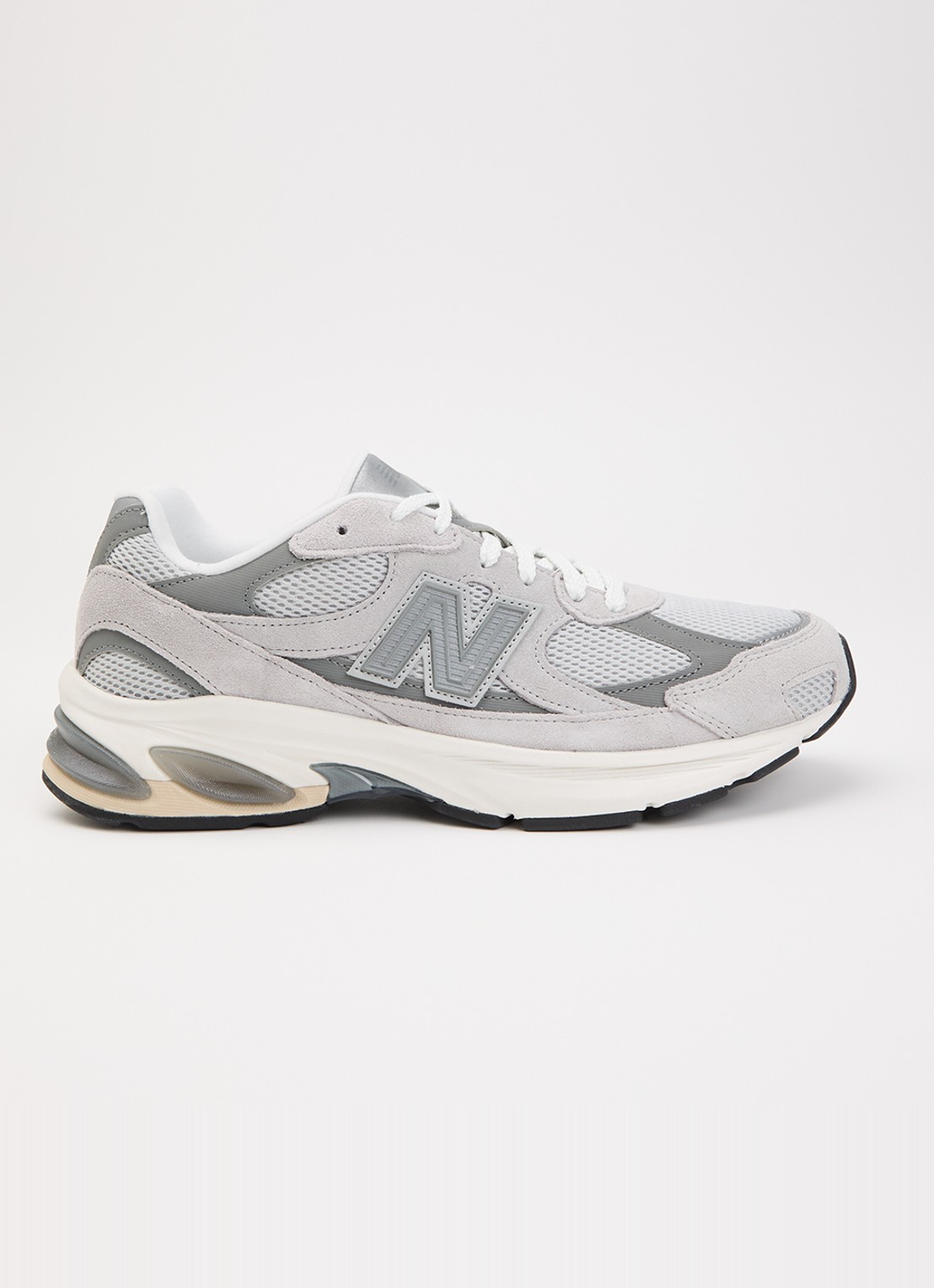 New Balance 2010 sneaker met logo - voorkant 5 grijs