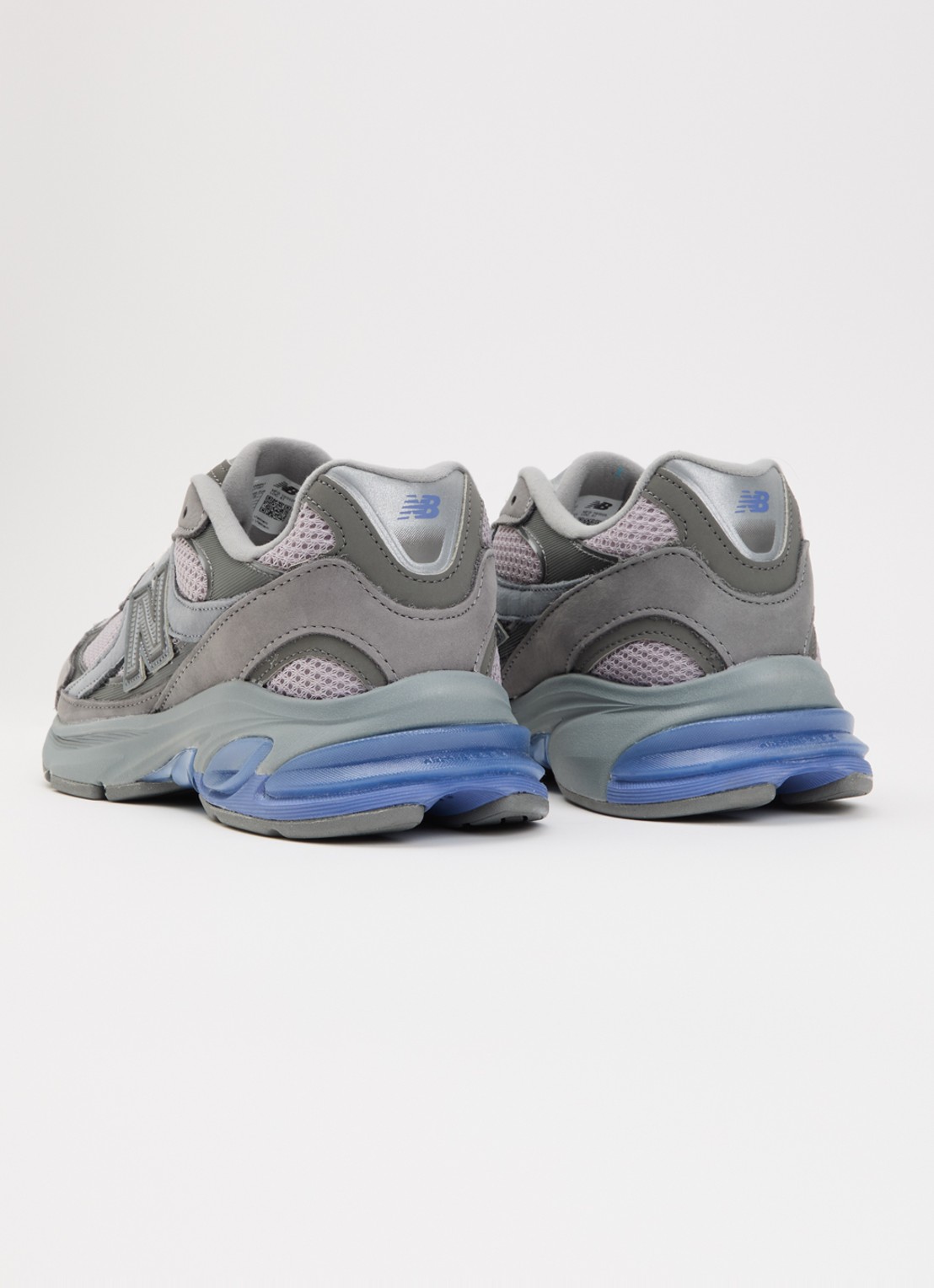 New Balance 2010 sneaker met mesh details - achterkant grijs