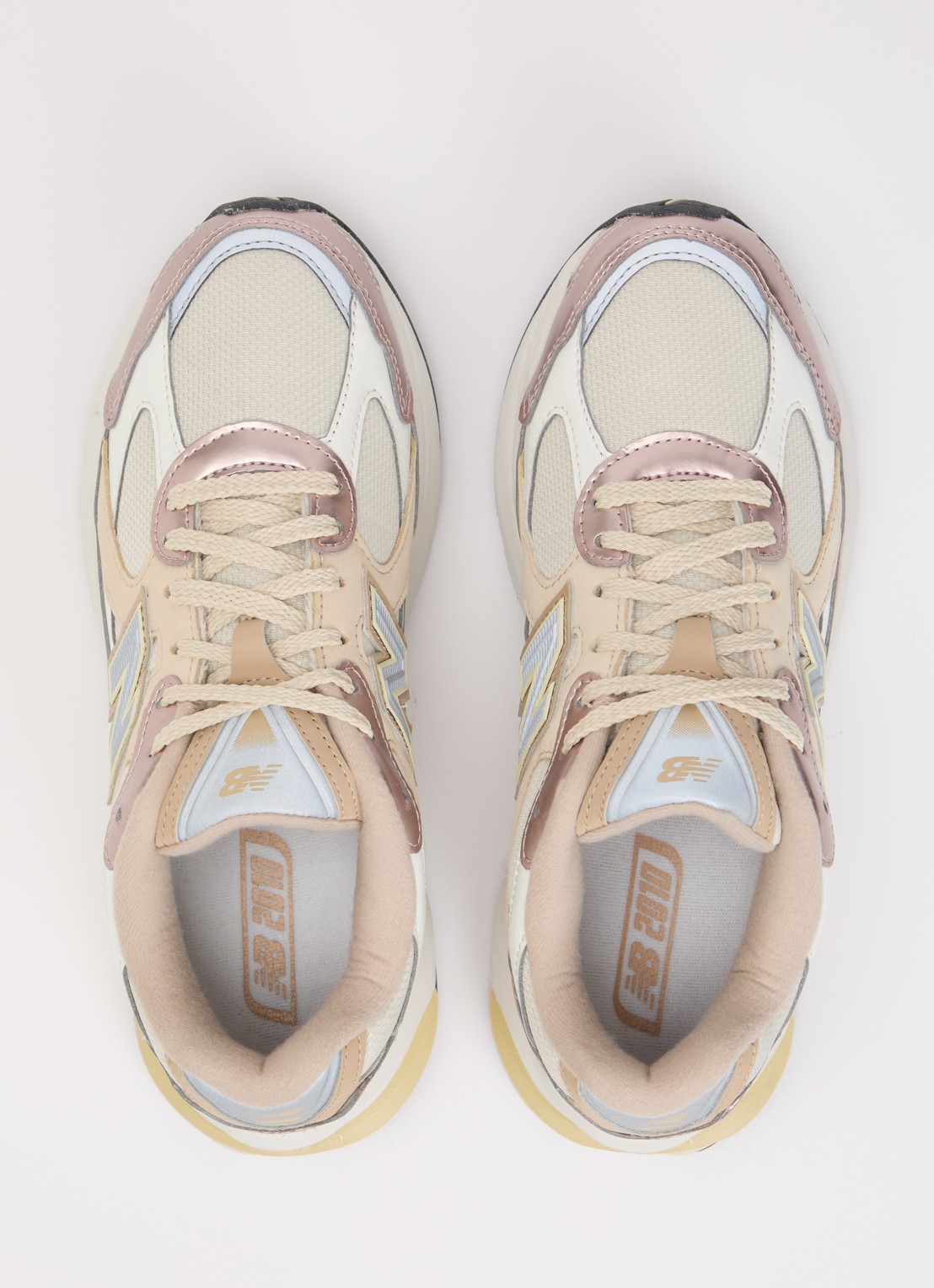 New Balance 2010 sneaker met mesh details - detail 3 beige