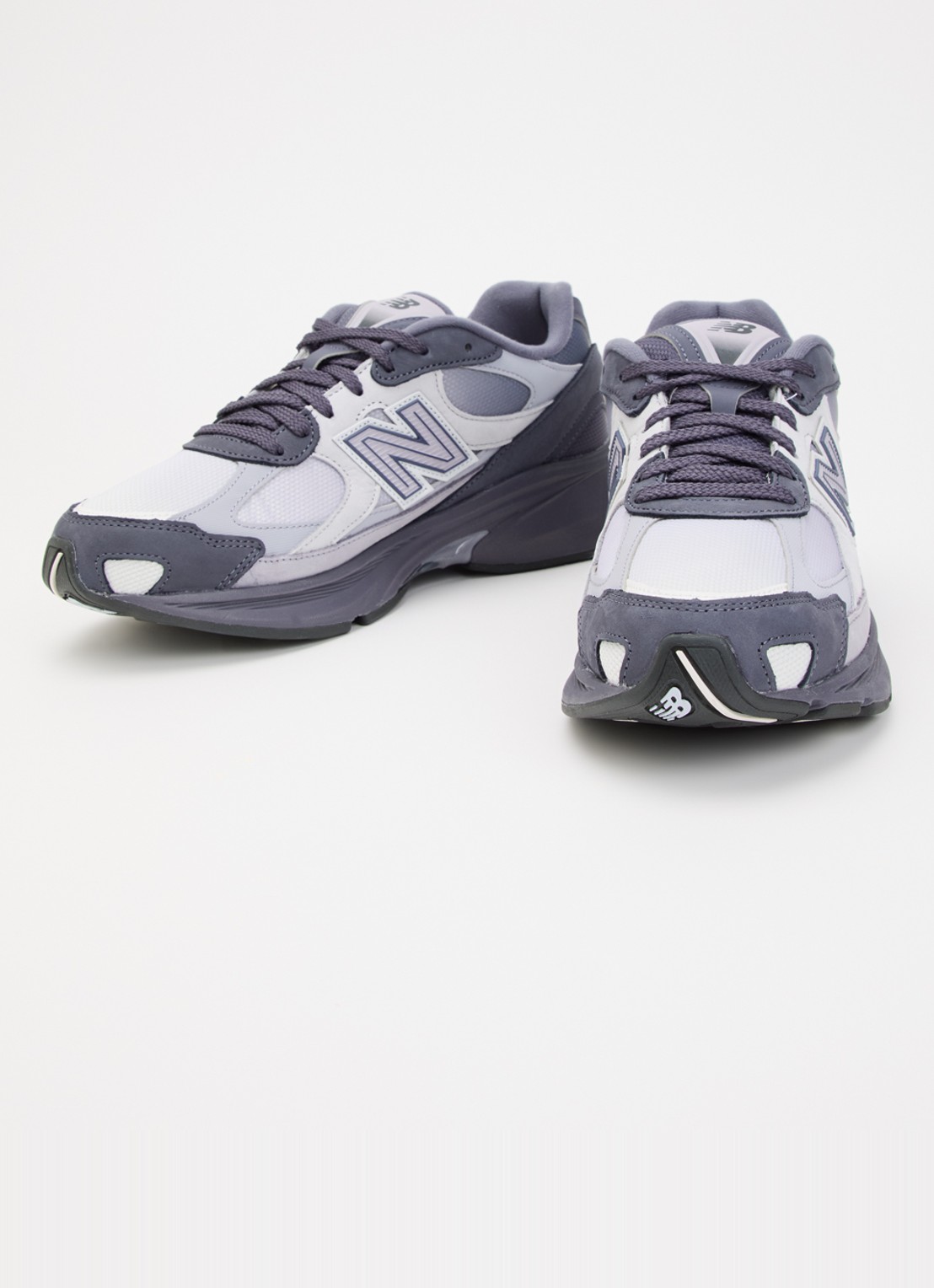New Balance 2010 sneaker met suède details - detail 2 donkerblauw