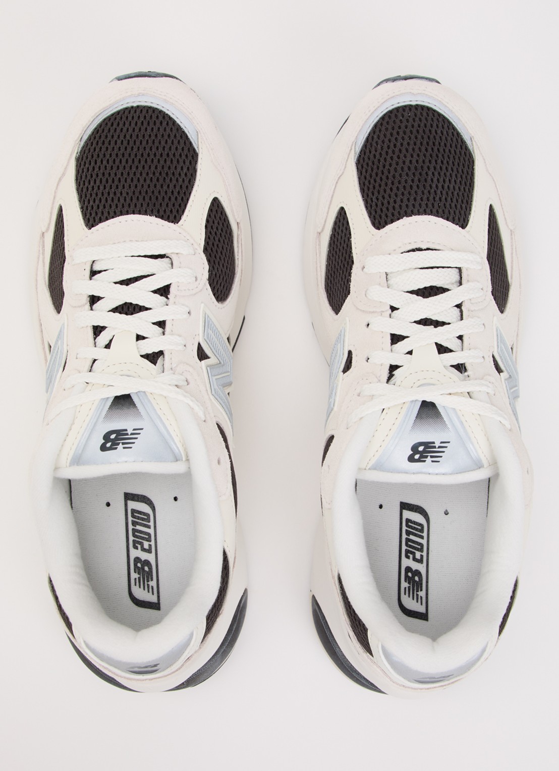 New Balance 2010 sneaker met suède details - detail 3 beige