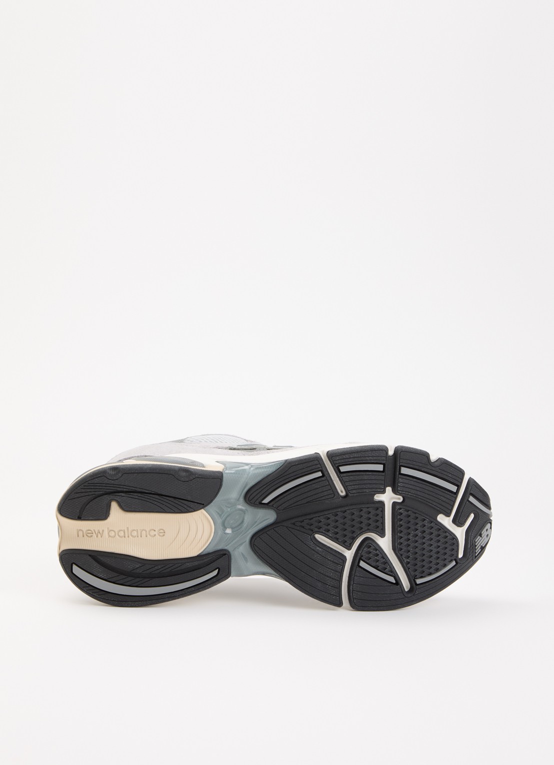 New Balance 2010 sneaker van mesh met details van nubuck - detail 4 lichtgrijs