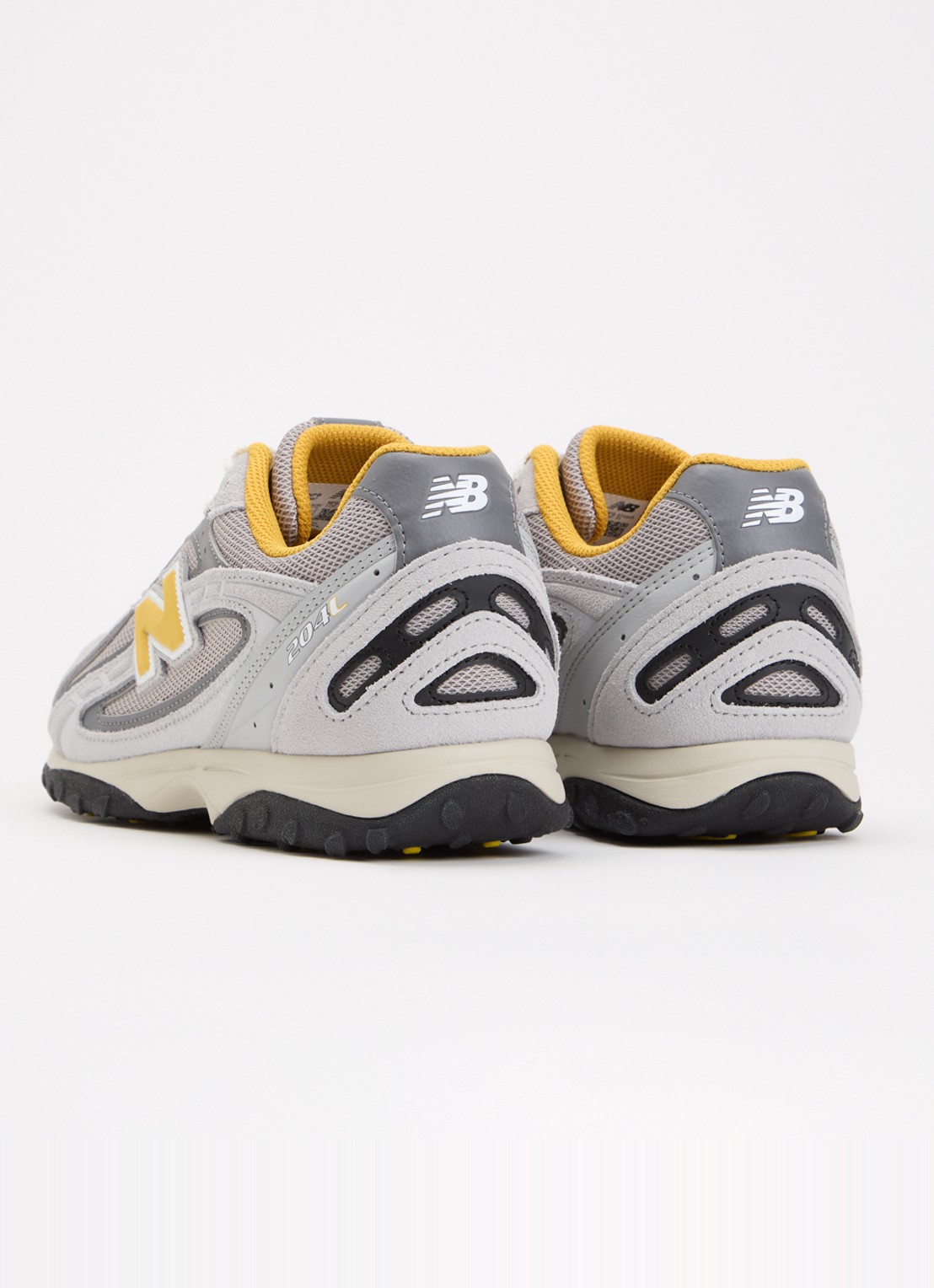 New Balance 204L sneaker met mesh details - achterkant 4 grijs