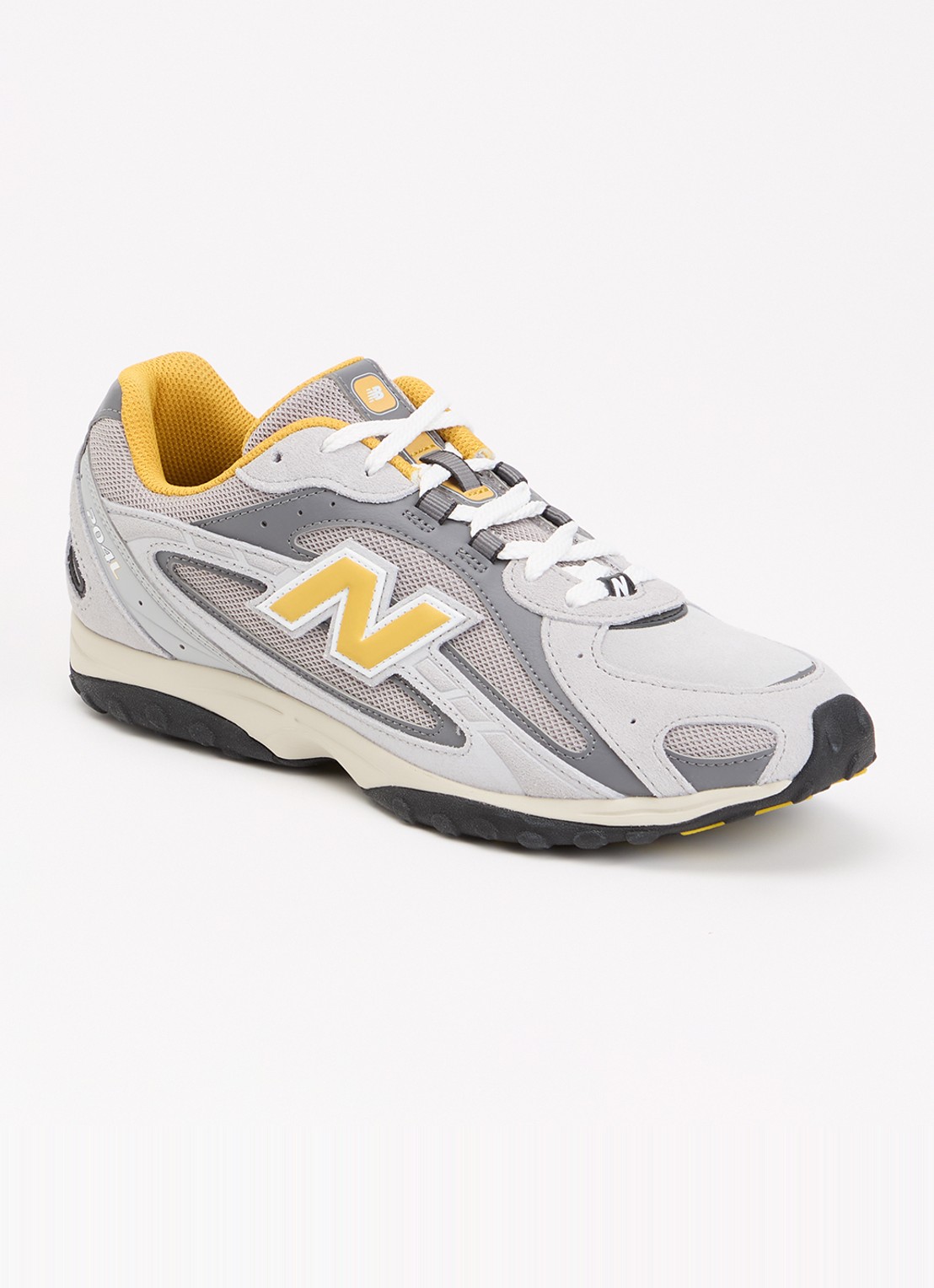 New Balance 204L sneaker met mesh details - voorkant 5 grijs
