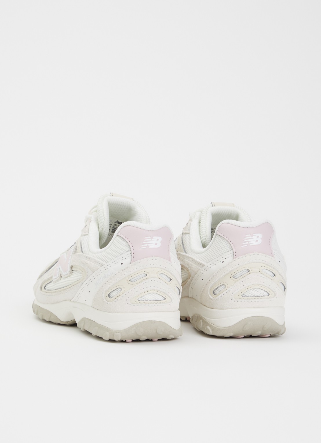 New Balance 204L sneaker van mesh met details van suède - achterkant 3 taupe