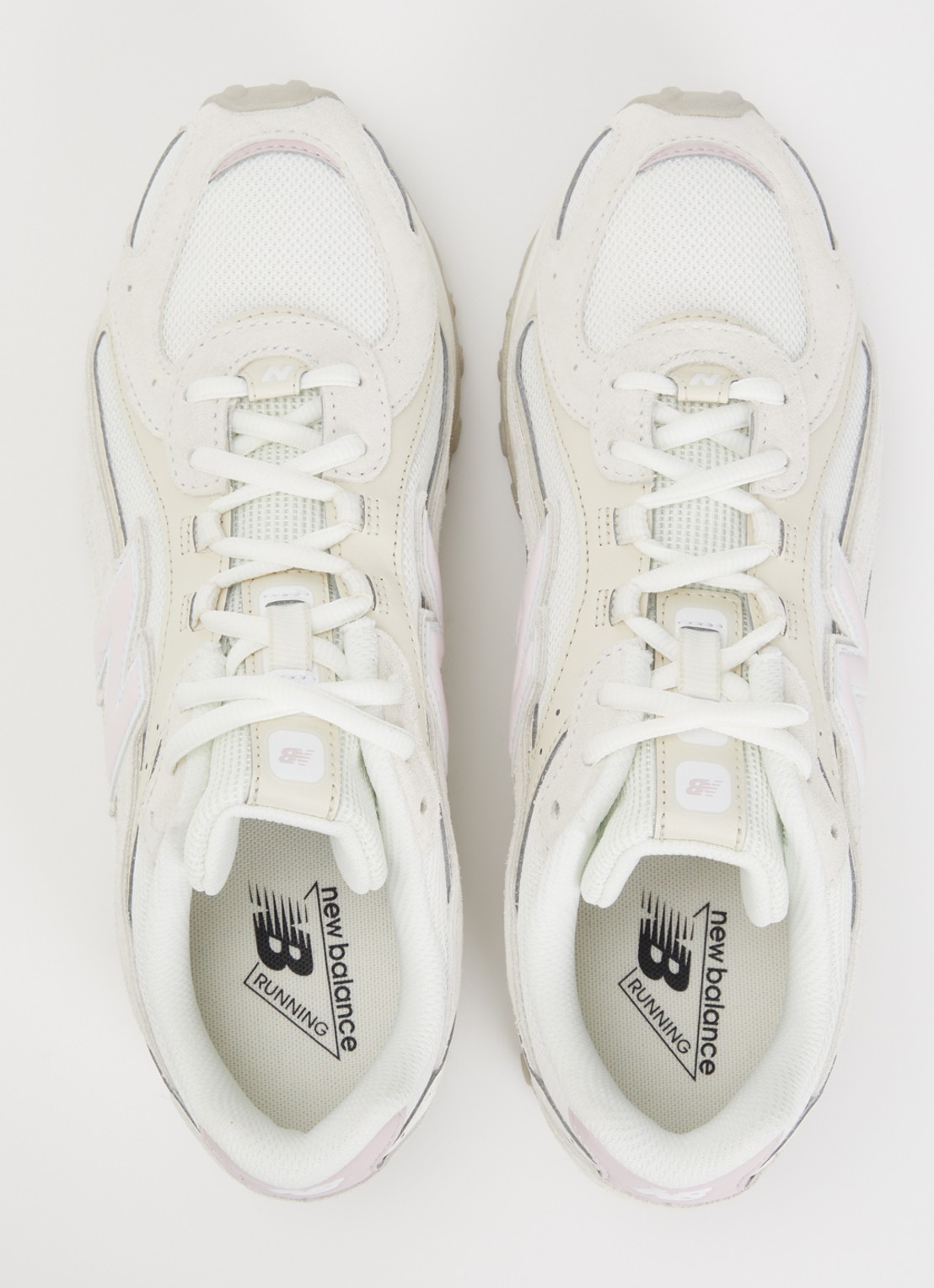 New Balance 204L sneaker van mesh met details van suède - detail 9 taupe