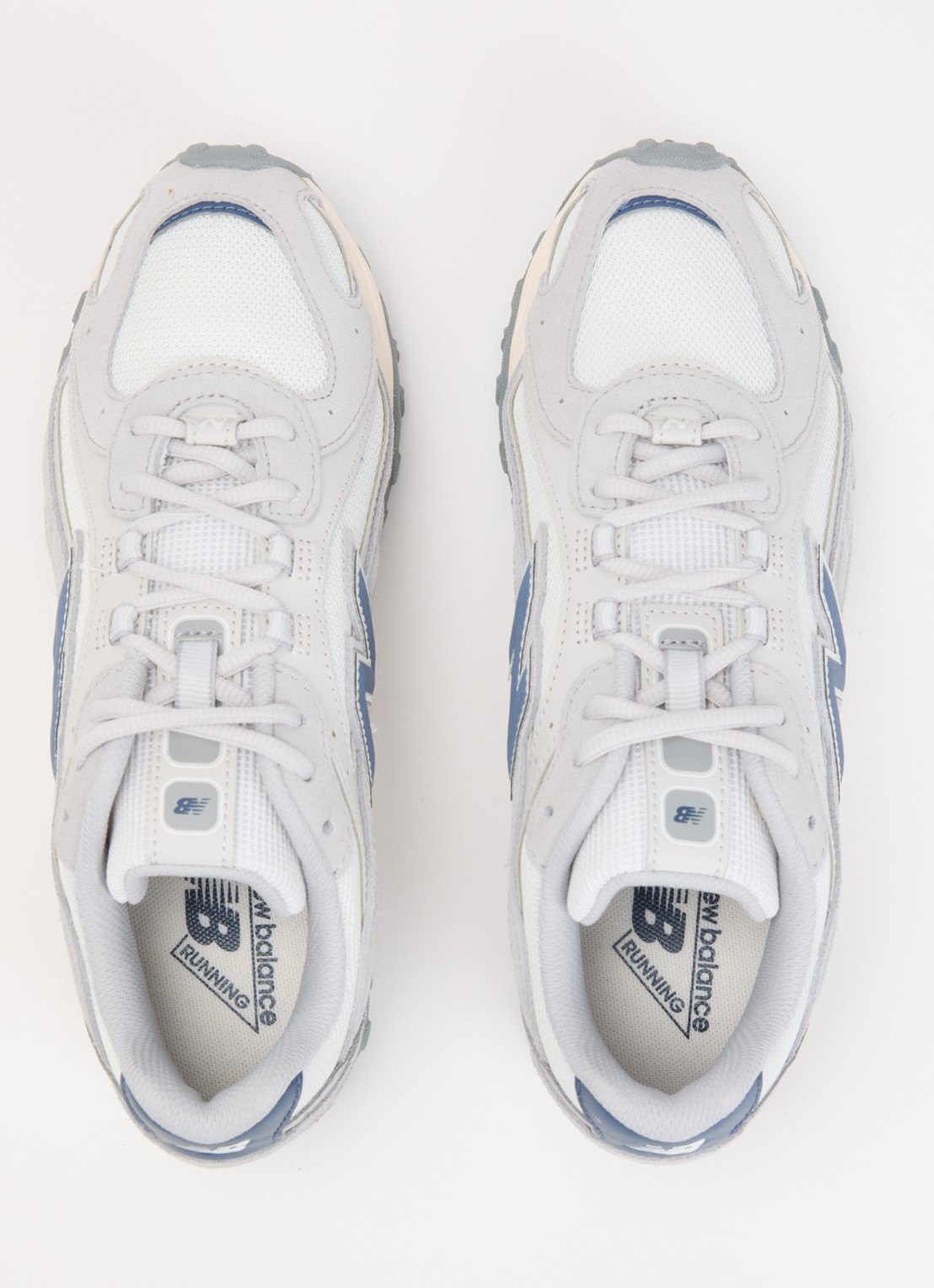 New Balance 204L sneaker van mesh met details van suède - detail 2 grijs