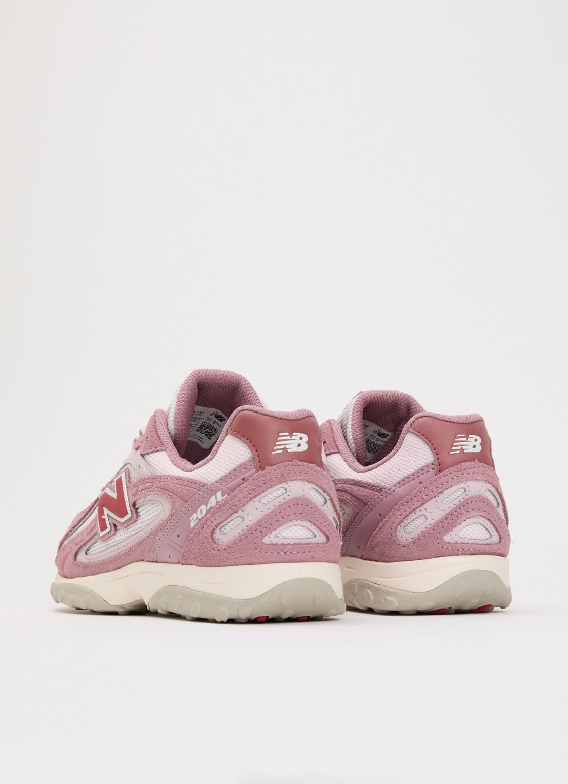 New Balance 204L sneaker van mesh met logo - achterkant 4 roze