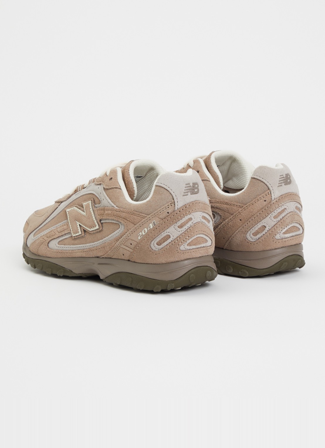 New Balance 204L sneaker van suède - achterkant 4 beige
