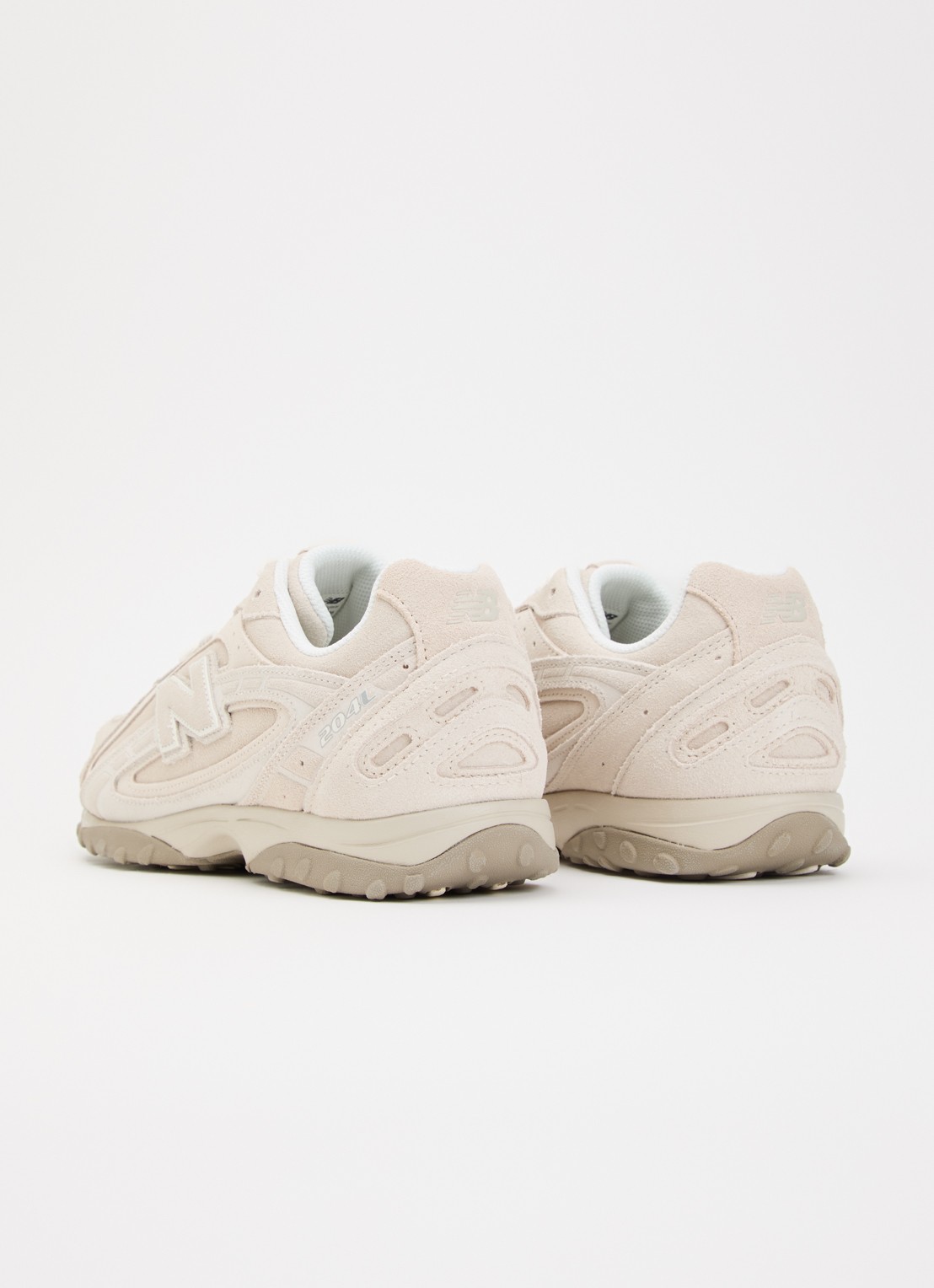 New Balance 204L sneaker van suède - achterkant 4 beige