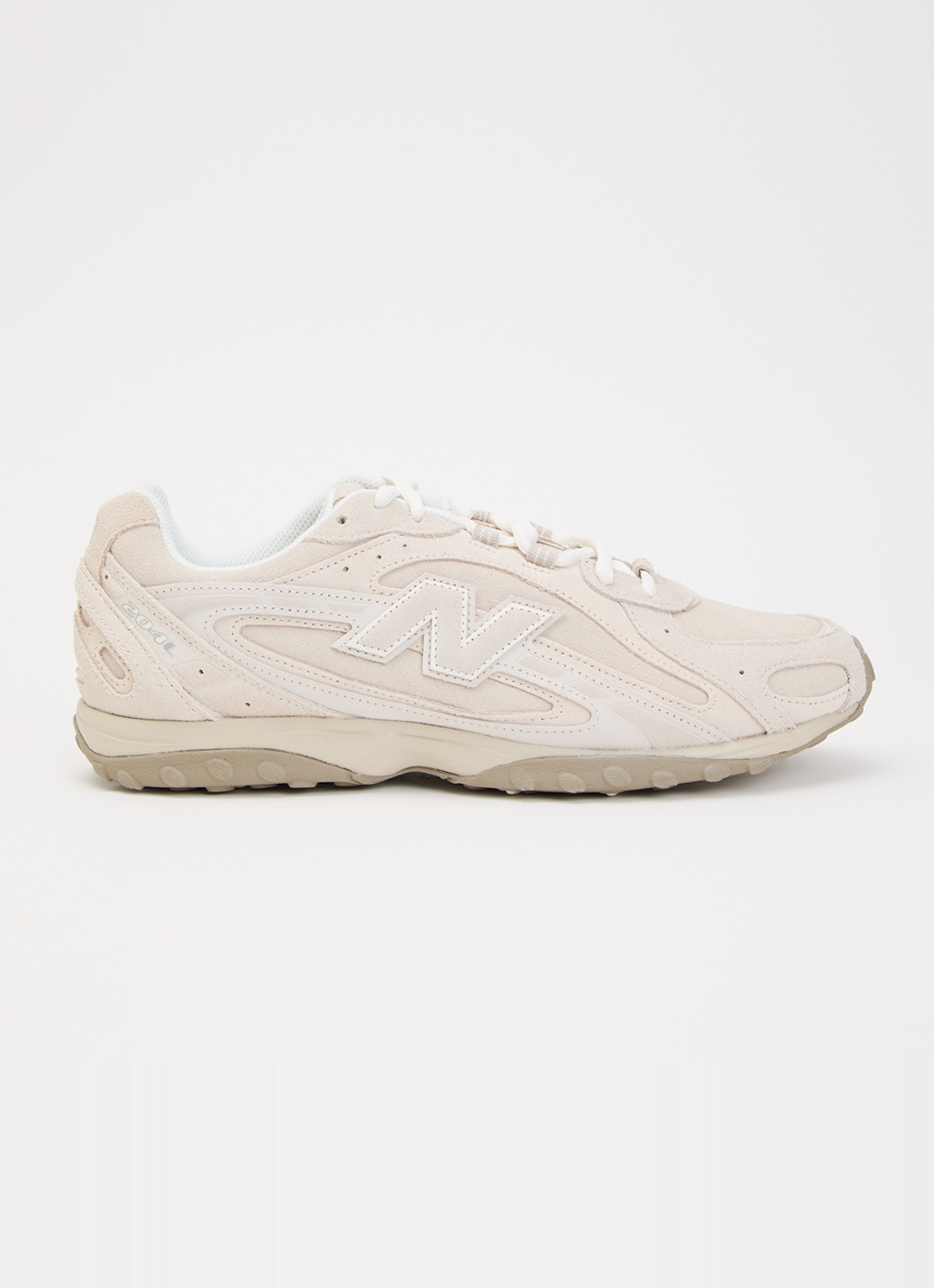 New Balance 204L sneaker van suède - voorkant 5 beige