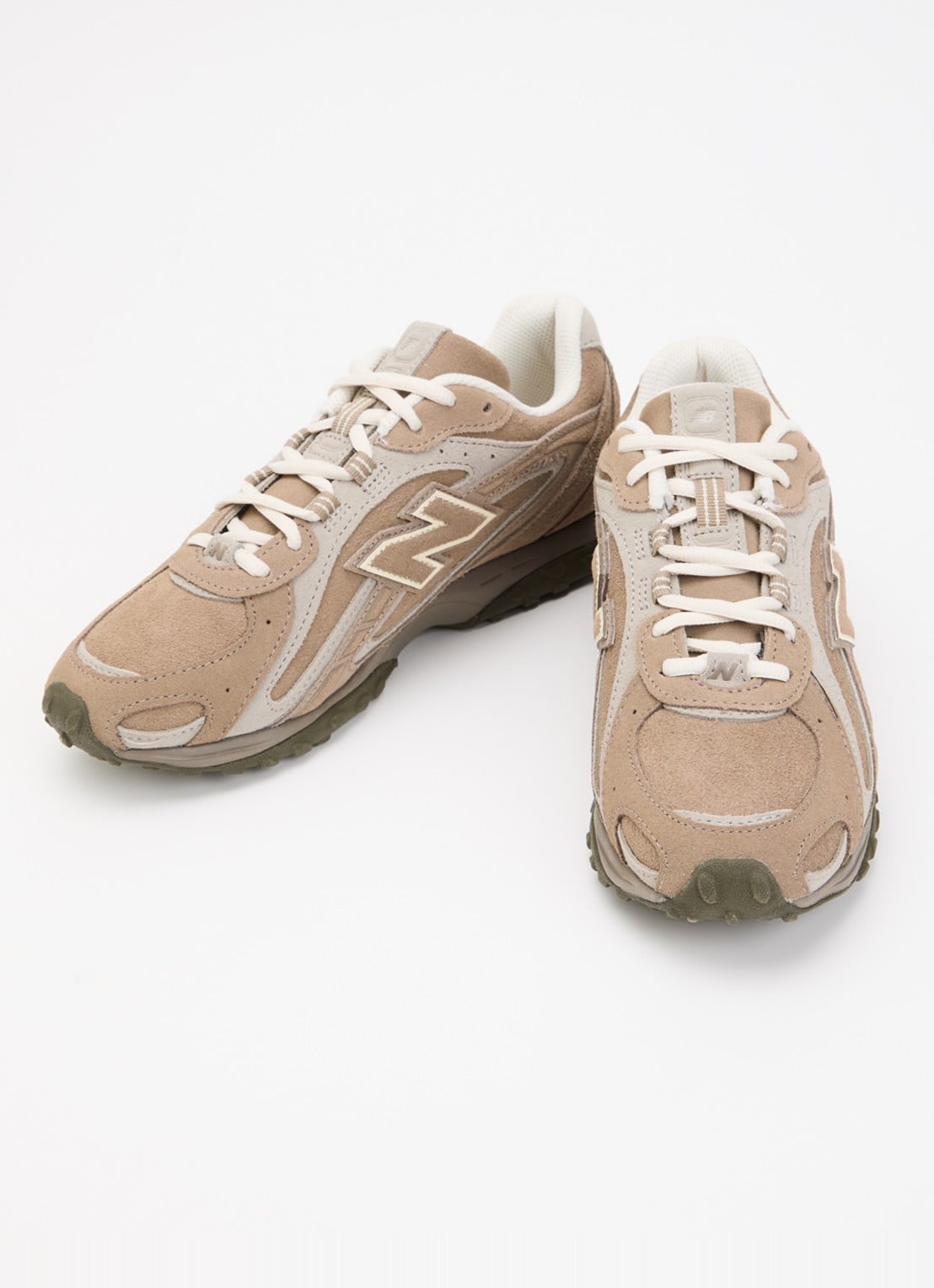 New Balance 204L sneaker van suède - detail 2 lichtbruin