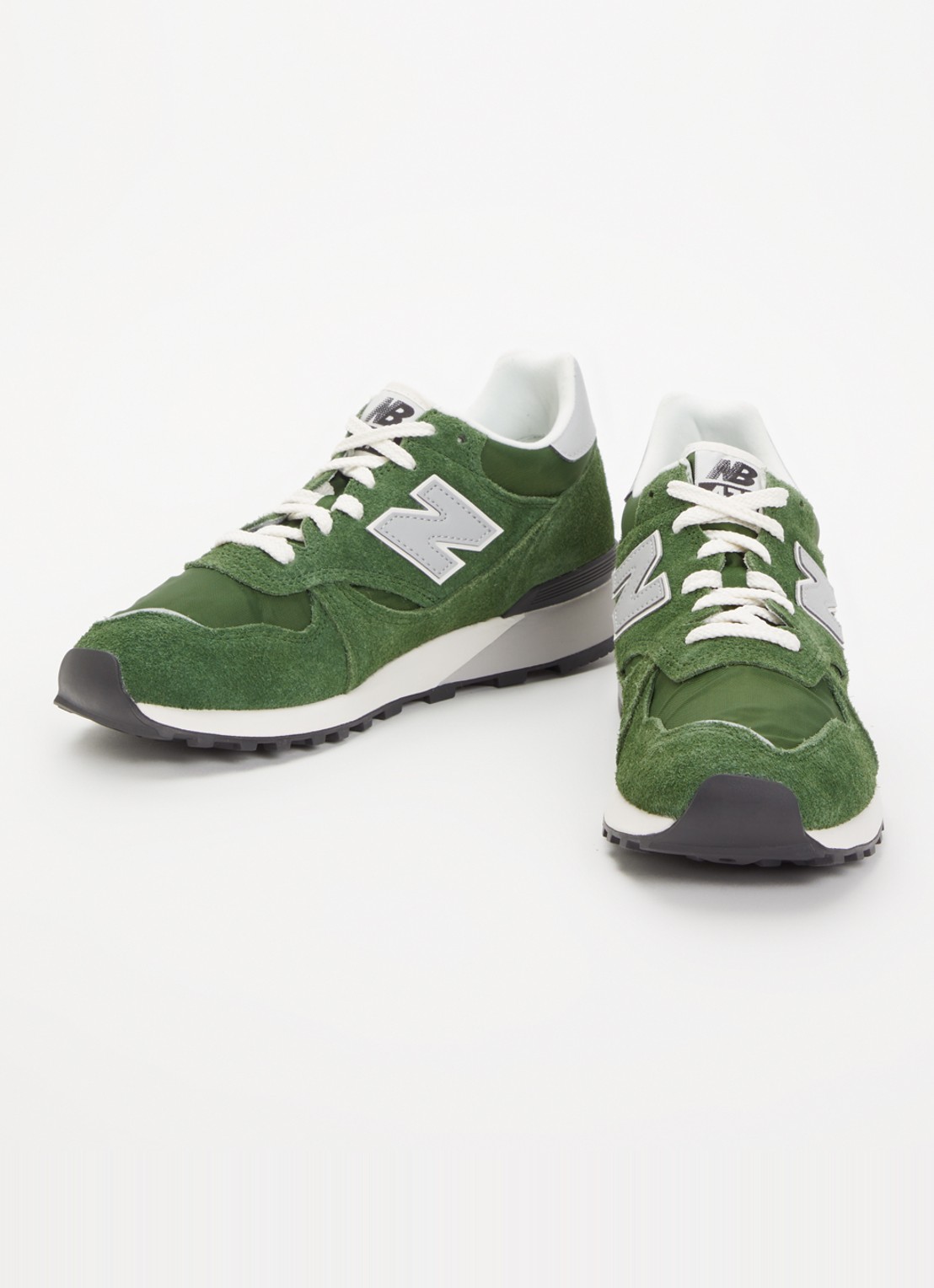New Balance 475 sneaker met suède details - detail 3 groen