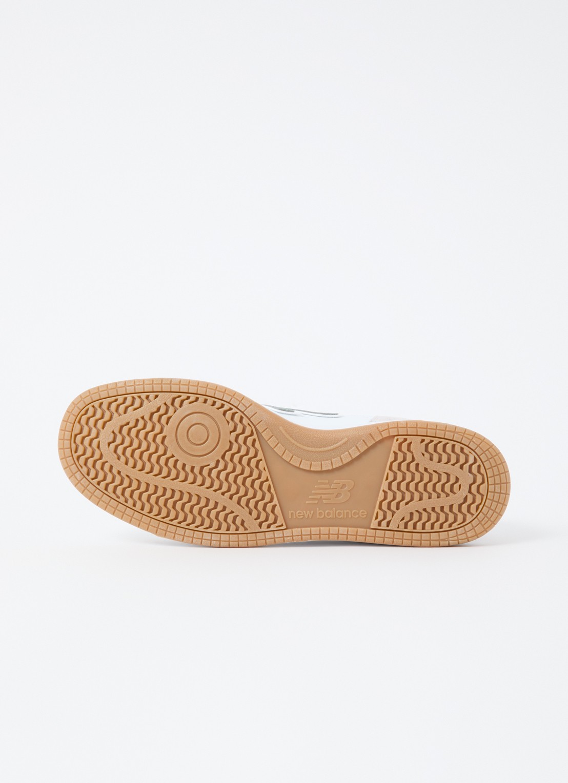 New Balance 480 sneaker van leer met suède details - detail 4 wit