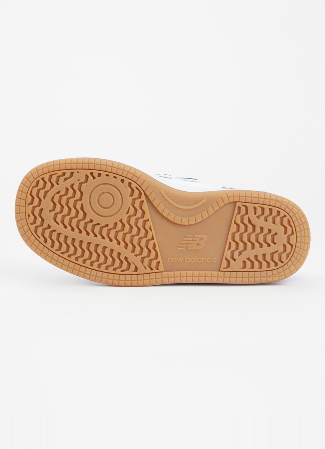 New Balance 480 sneaker van leer met suède details - detail 3 wit