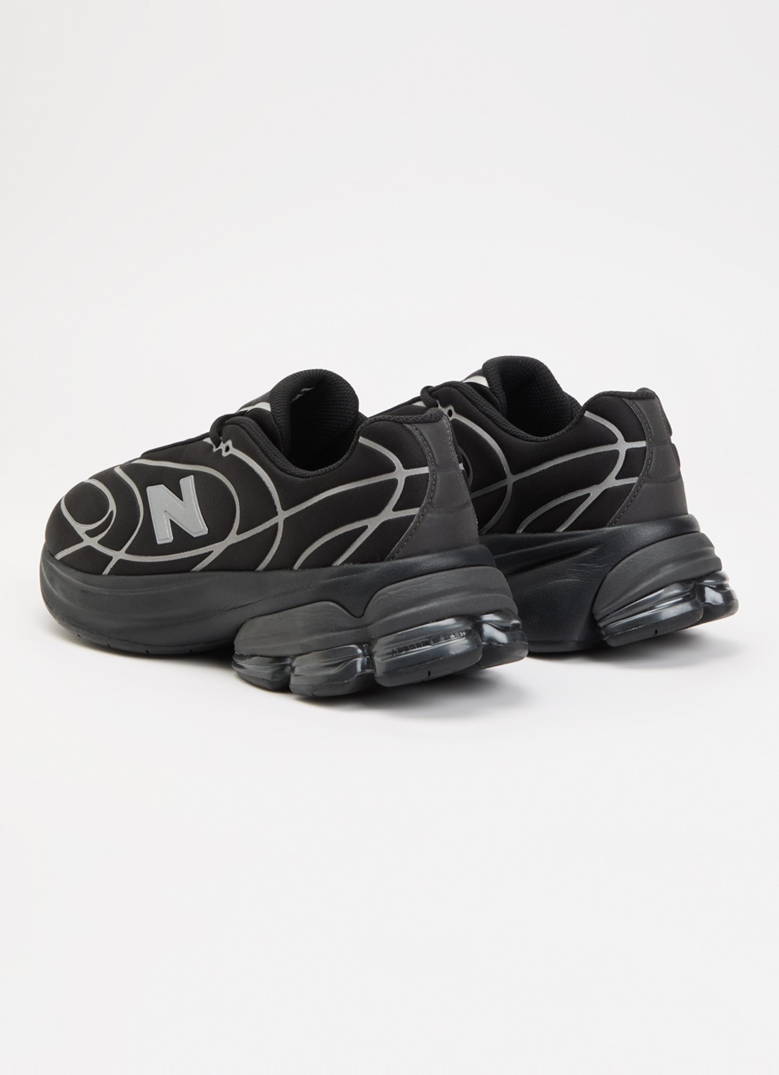 New Balance 5030 sneaker met logo - achterkant 6 zwart