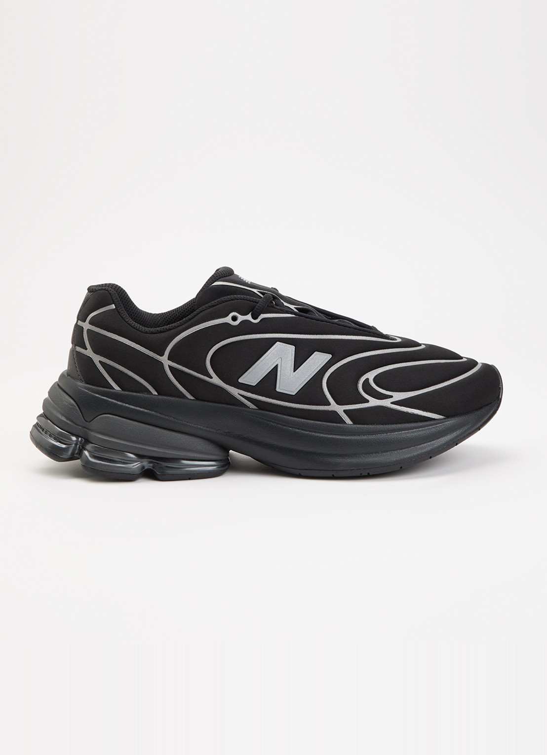 New Balance 5030 sneaker met logo - voorkant zwart
