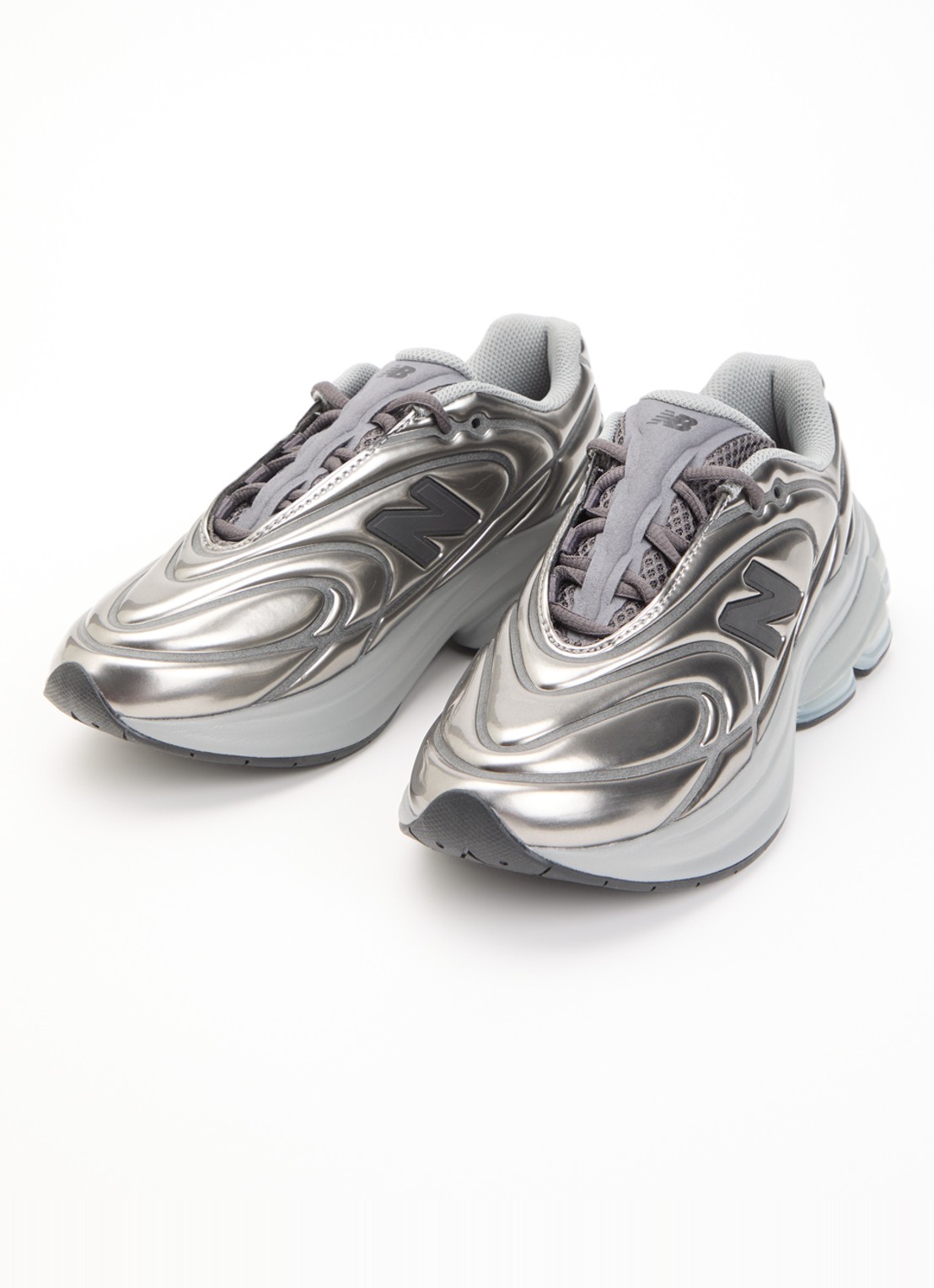New Balance 5030 sneaker met metallic finish - detail 3 donkergrijs