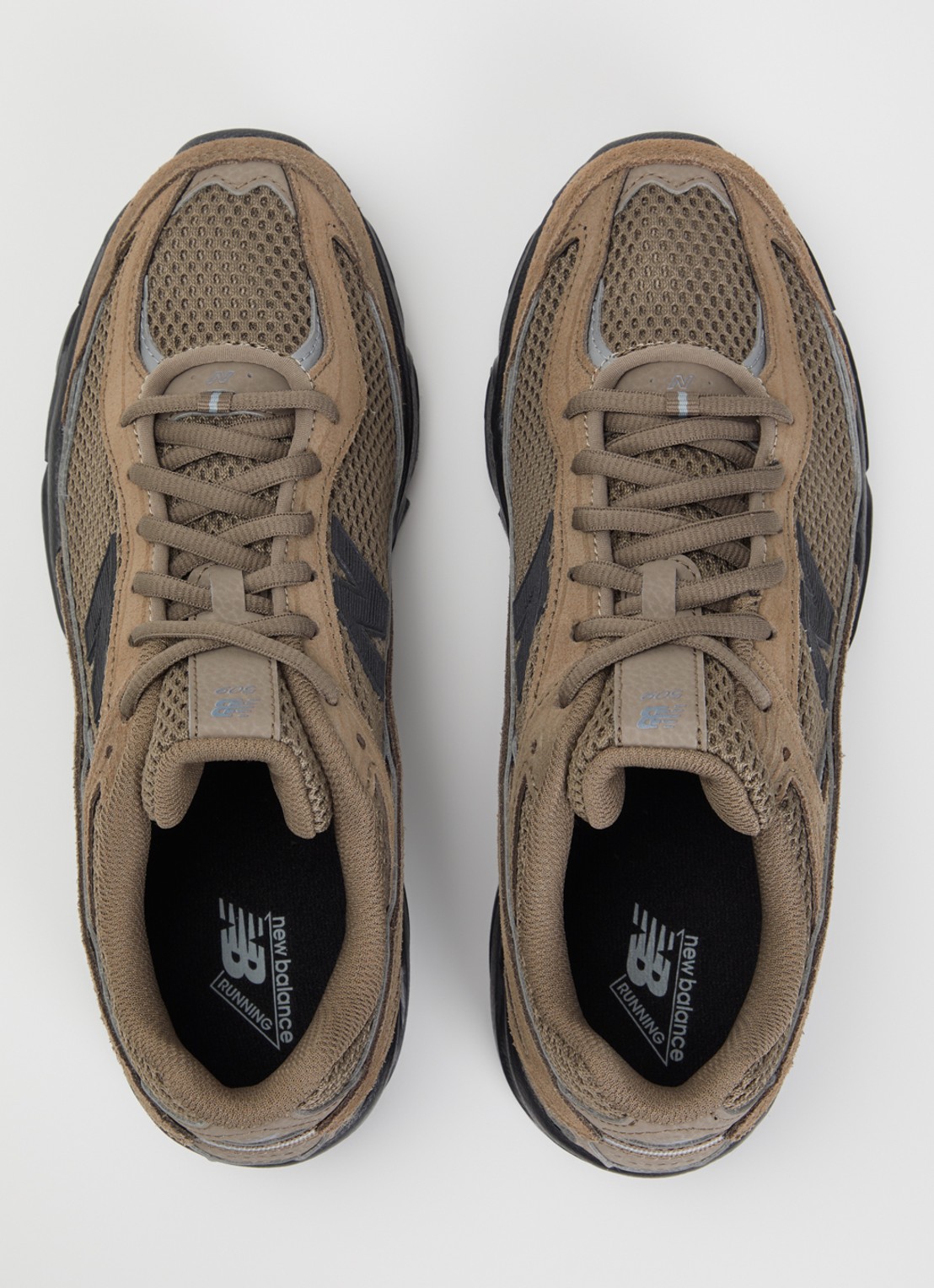 New Balance 509 sneaker met suède details - detail 2 bruin