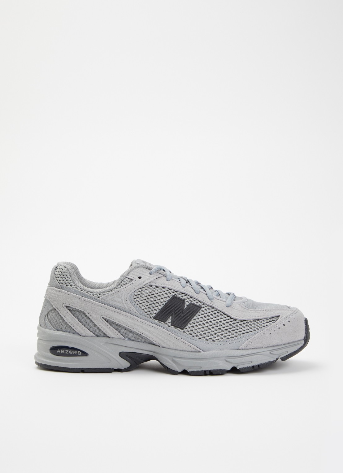 New Balance 509 sneaker van suède met mesh details  - voorkant 5 grijs