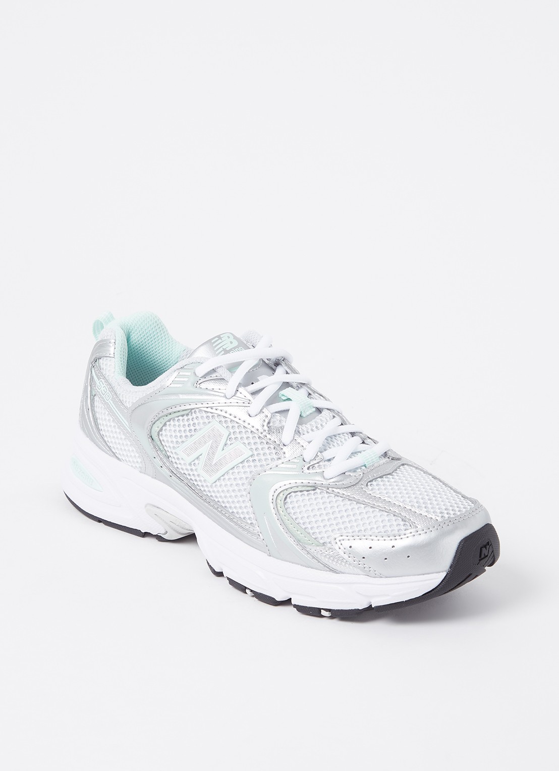 New Balance 530 sneaker met leren details - voorkant 5 wit