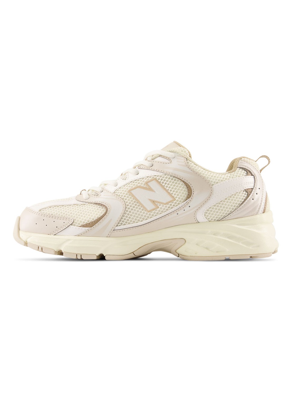 New Balance 530 sneaker met leren details - detail 2 beige
