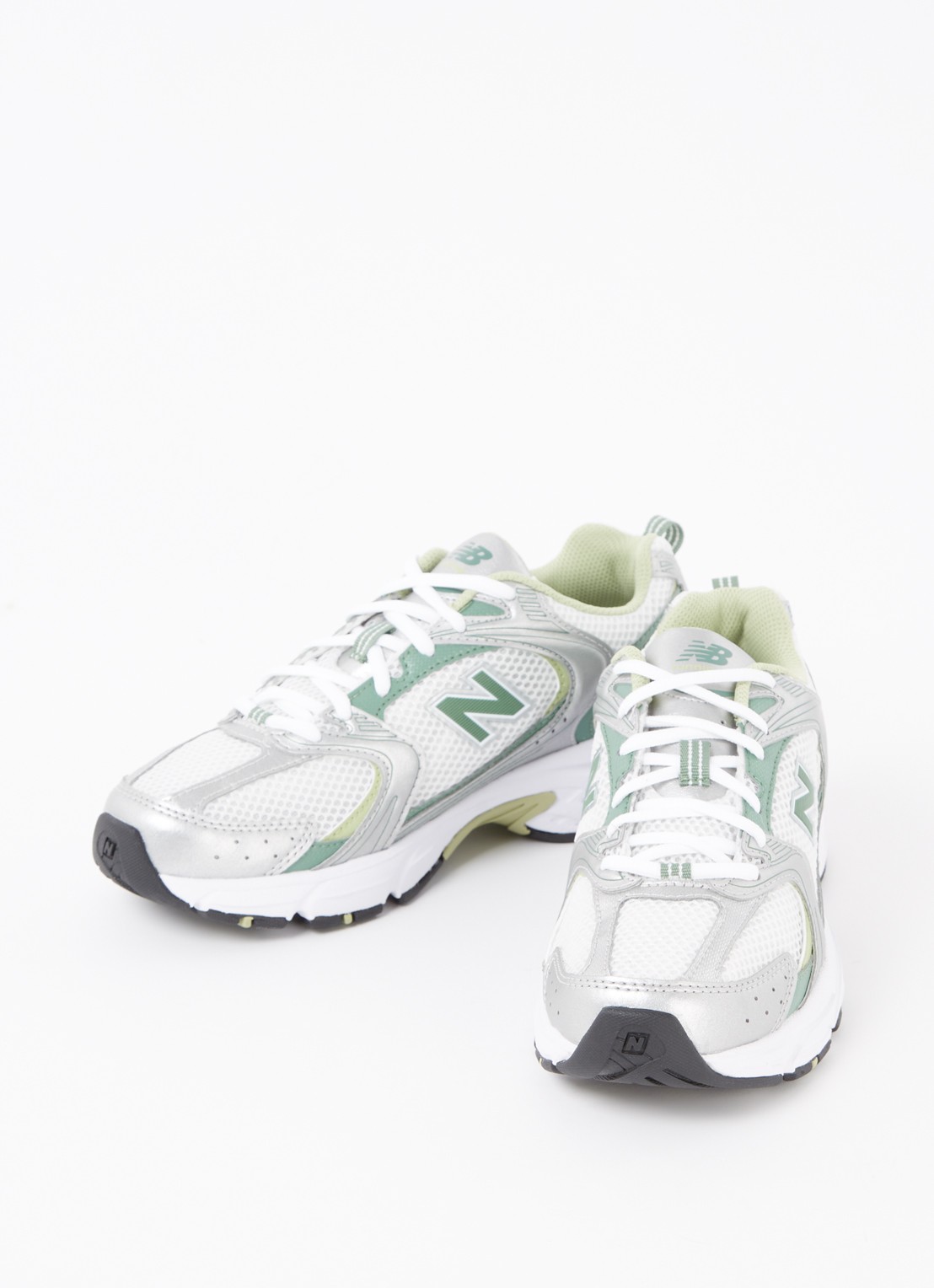 New Balance 530 sneaker met mesh details - detail 4 groen