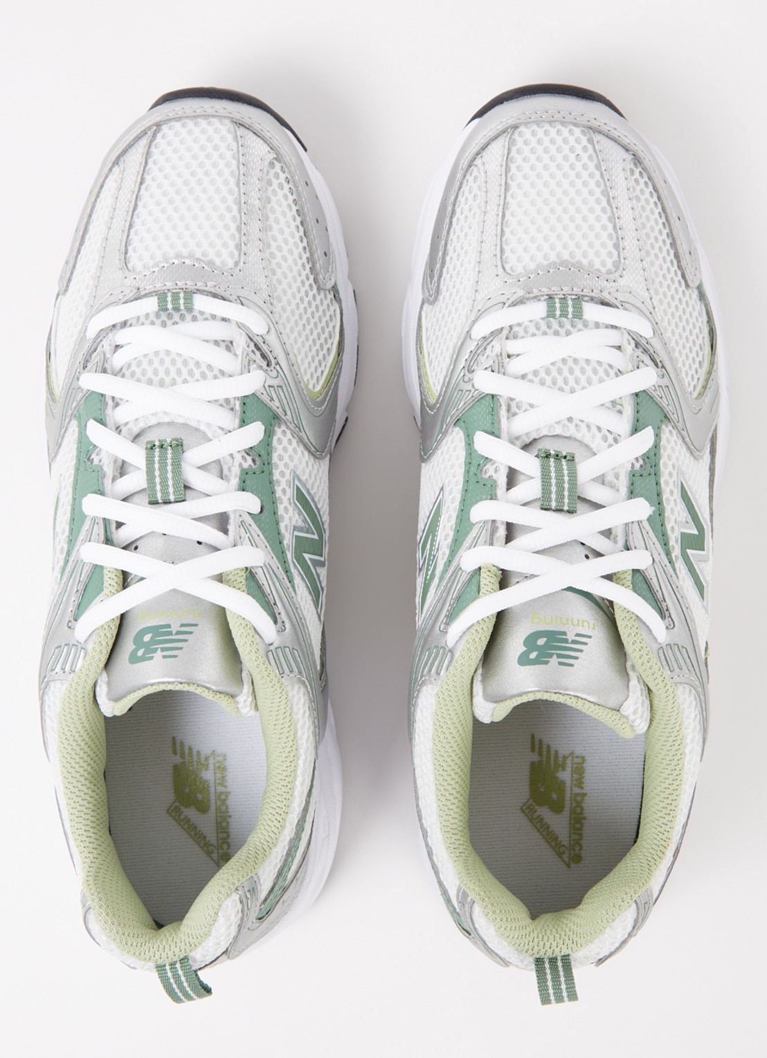 New Balance 530 sneaker met mesh details - detail 5 groen